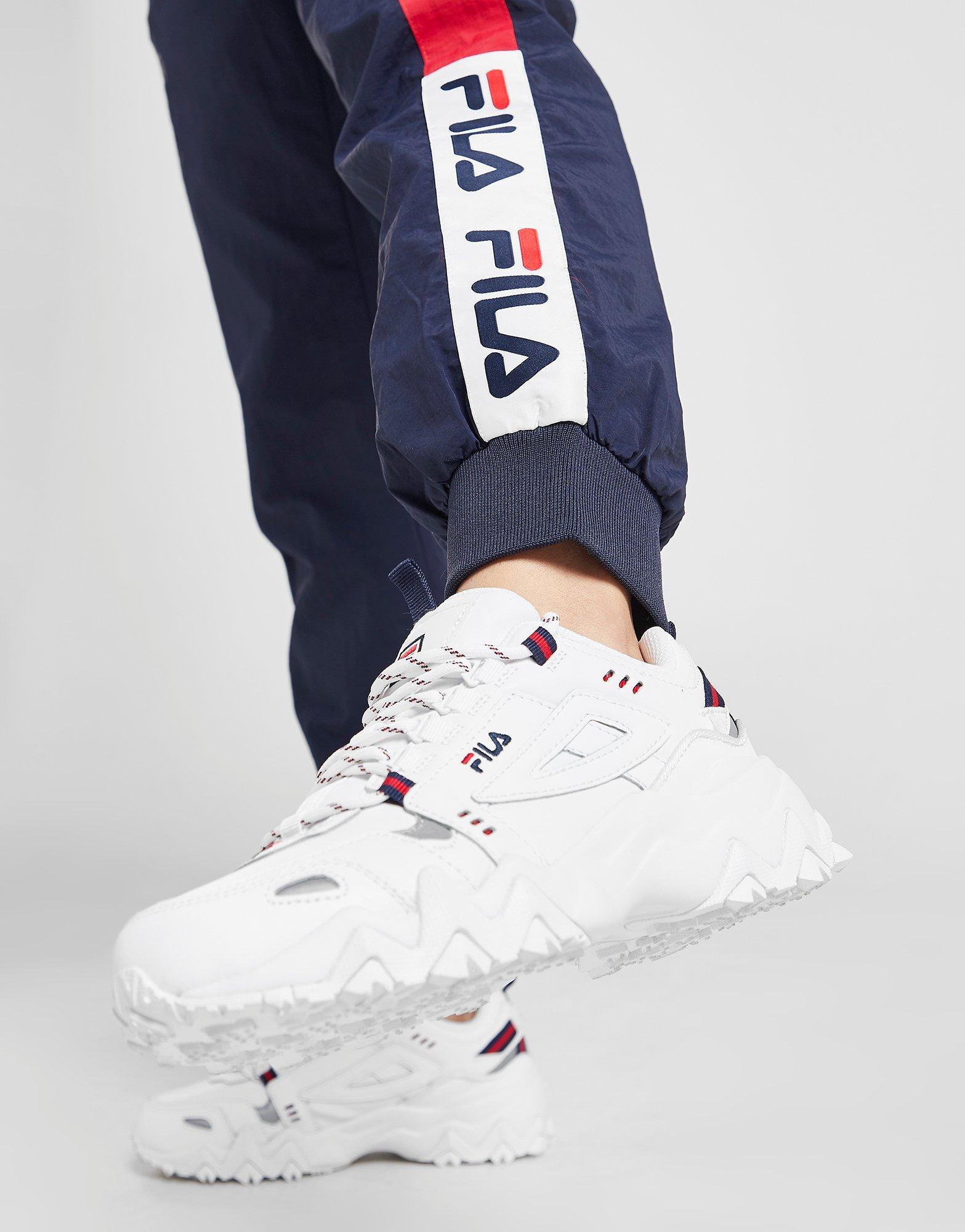 fila tape colour block woven track pants