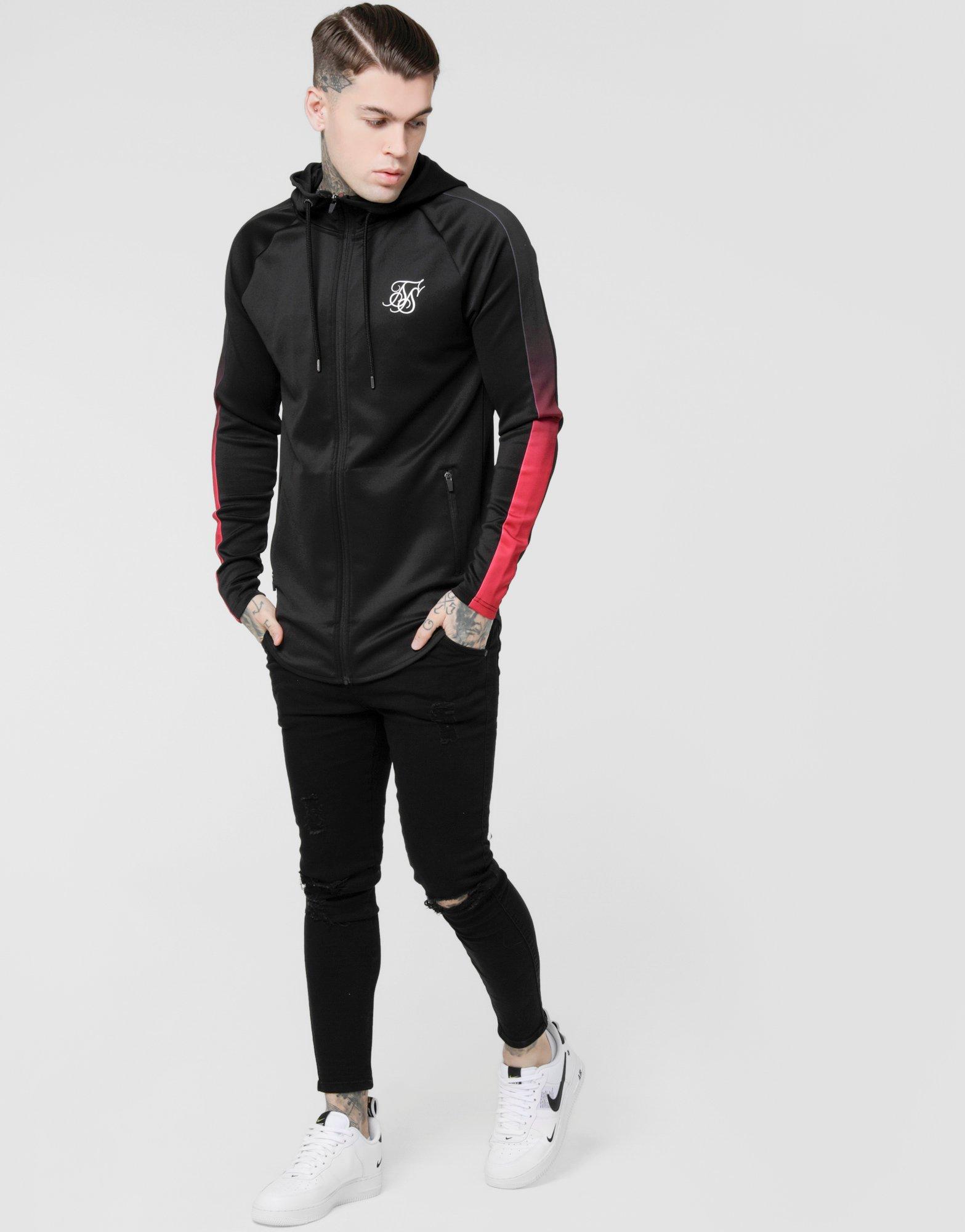 siksilk athlete fade hoodie