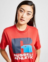 Russell Athletic Eagle Logo Crop T-Shirt
