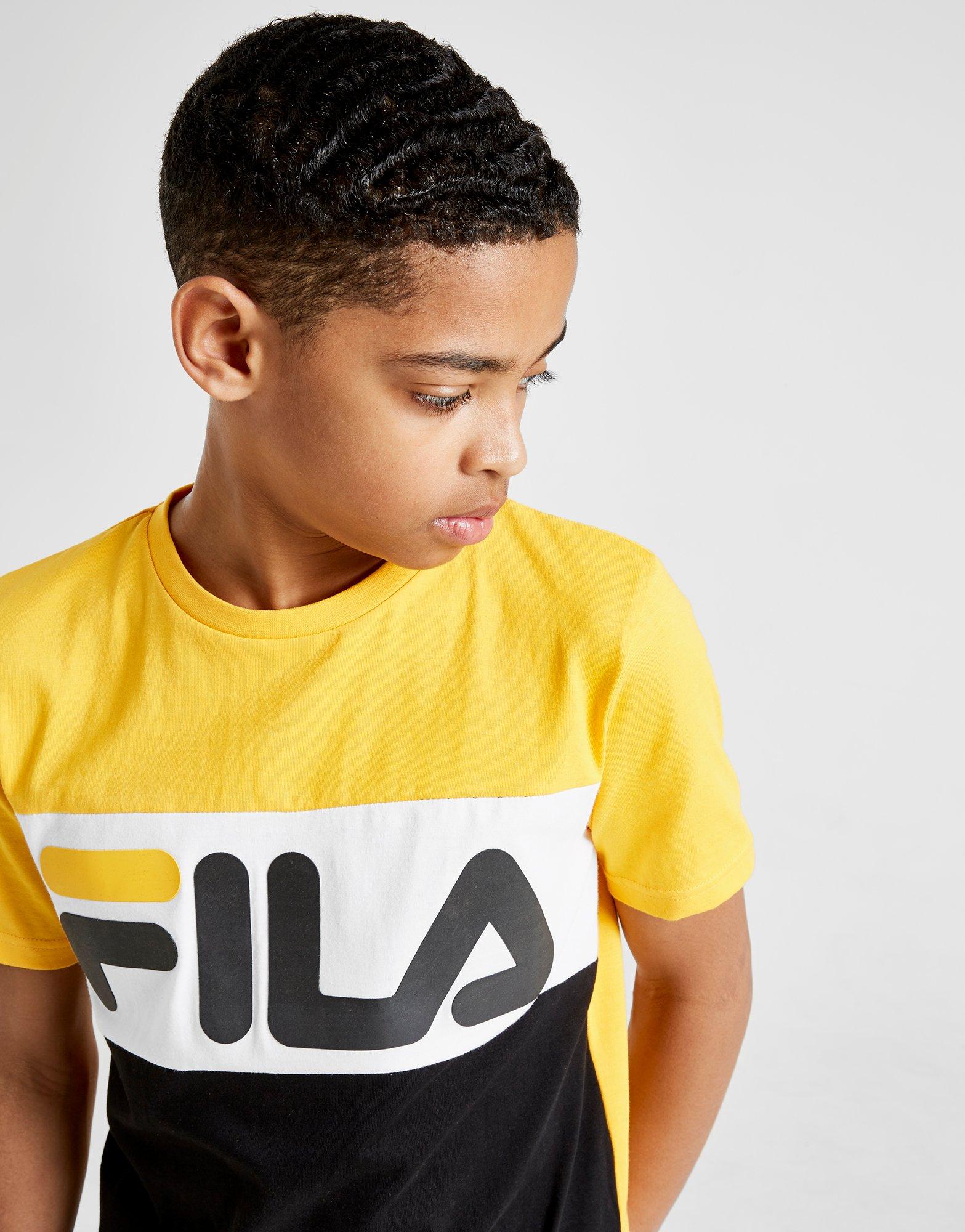 fila yellow tshirt