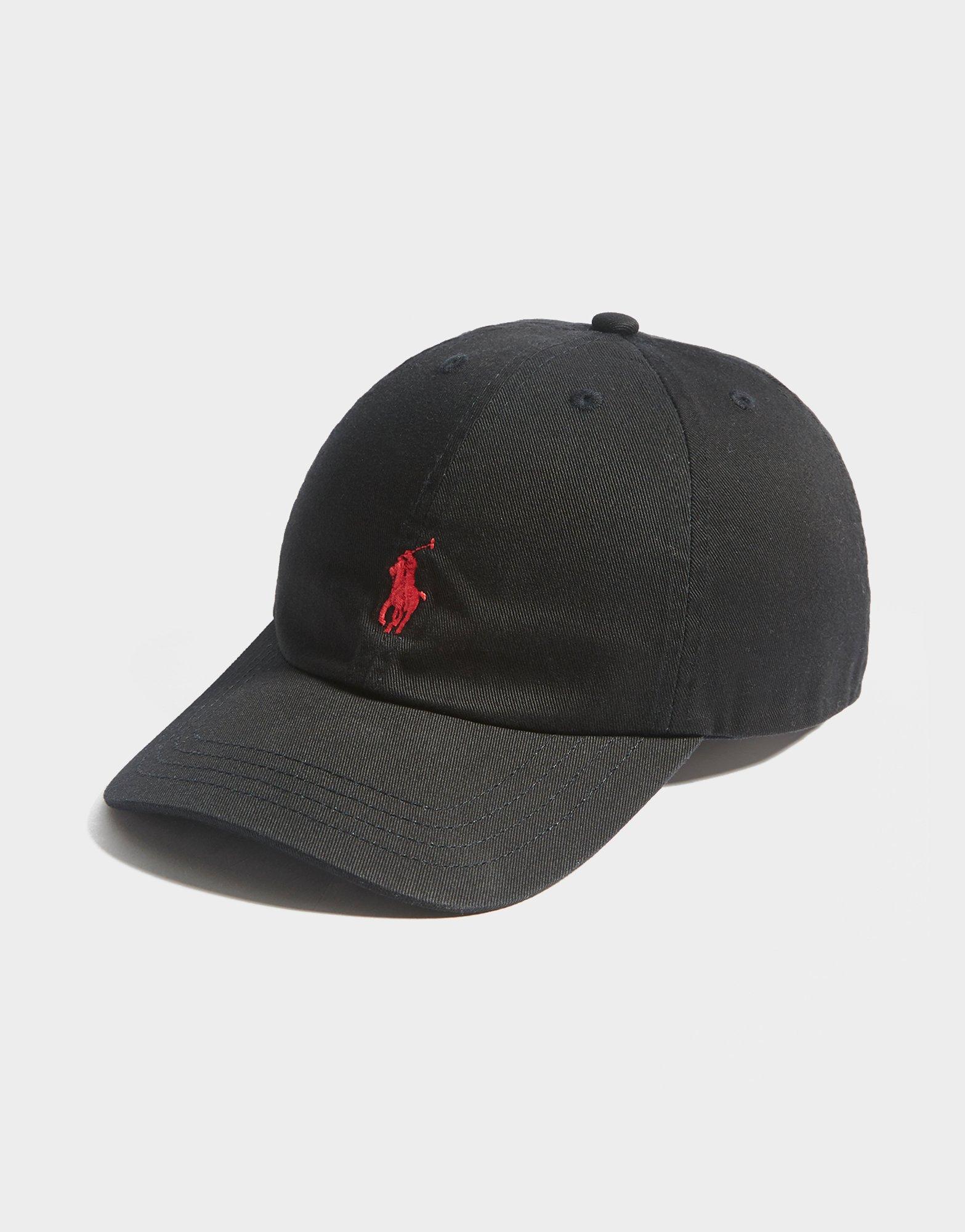 black polo hat