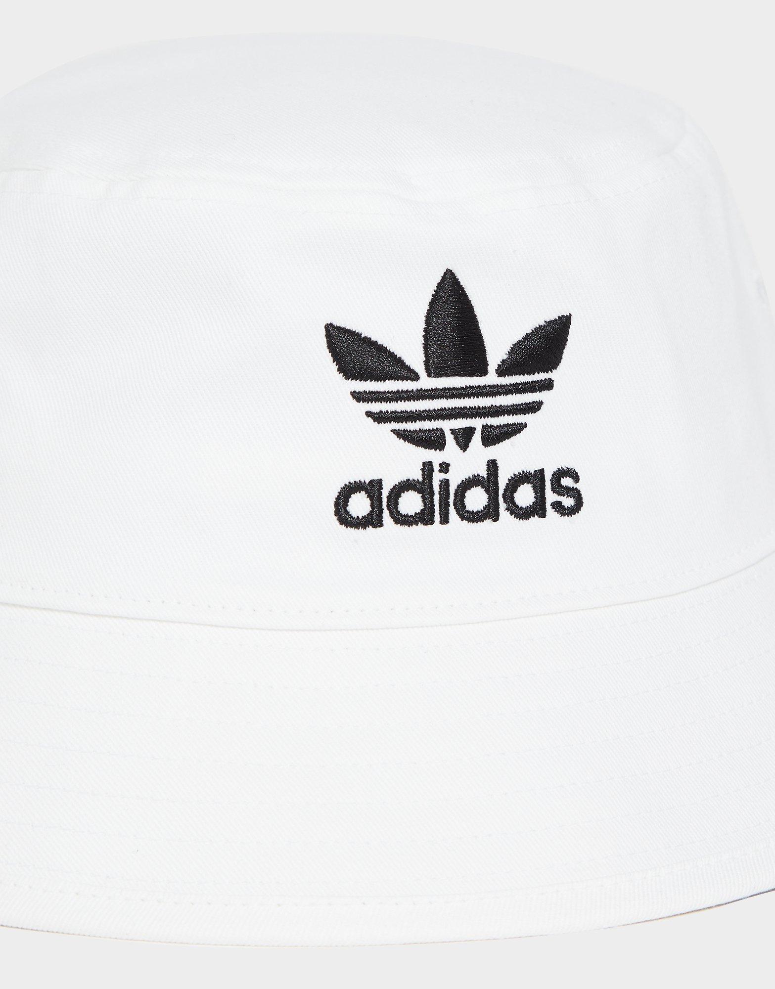 bucket hat adidas white