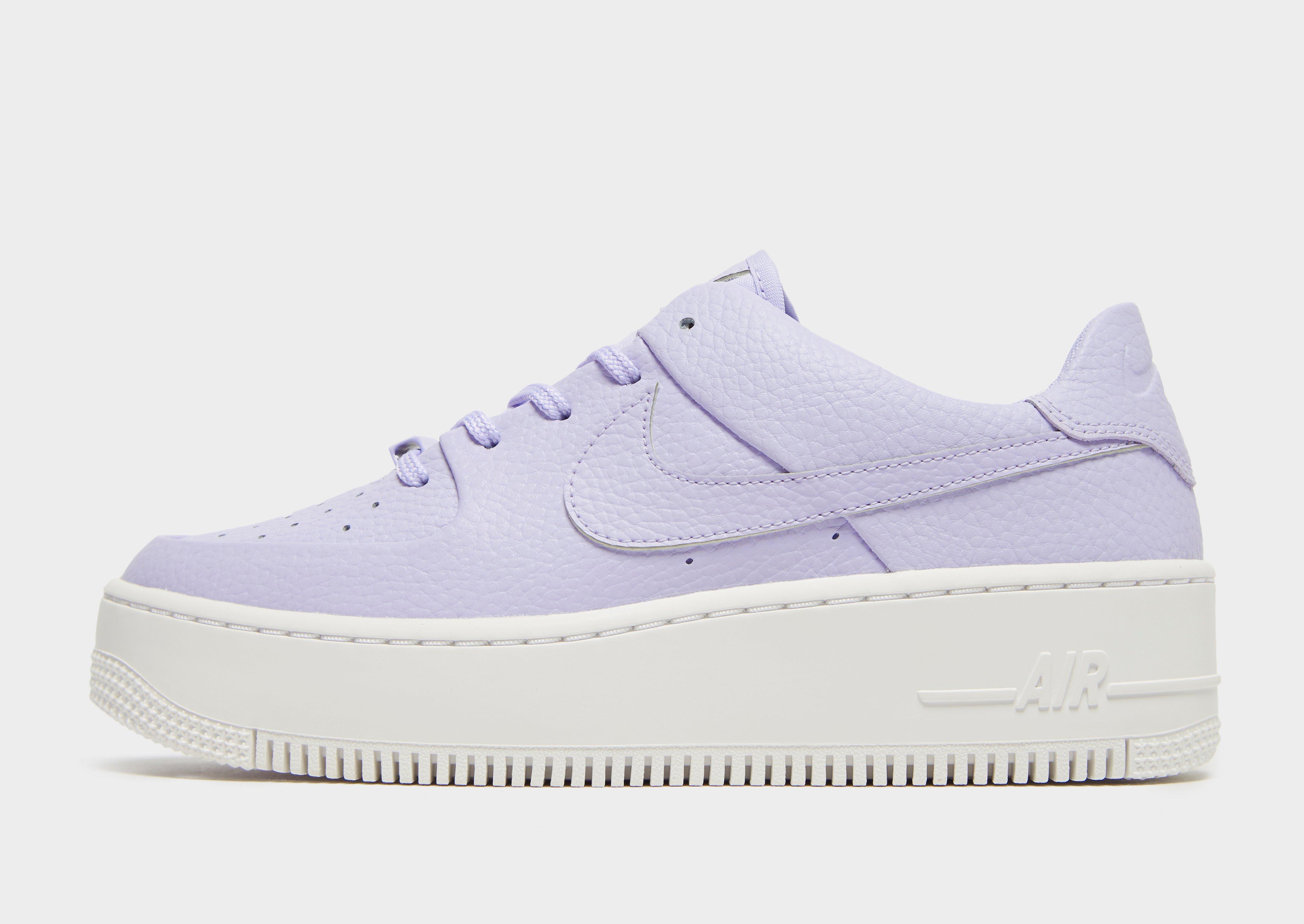 nike air force 1 sage lila