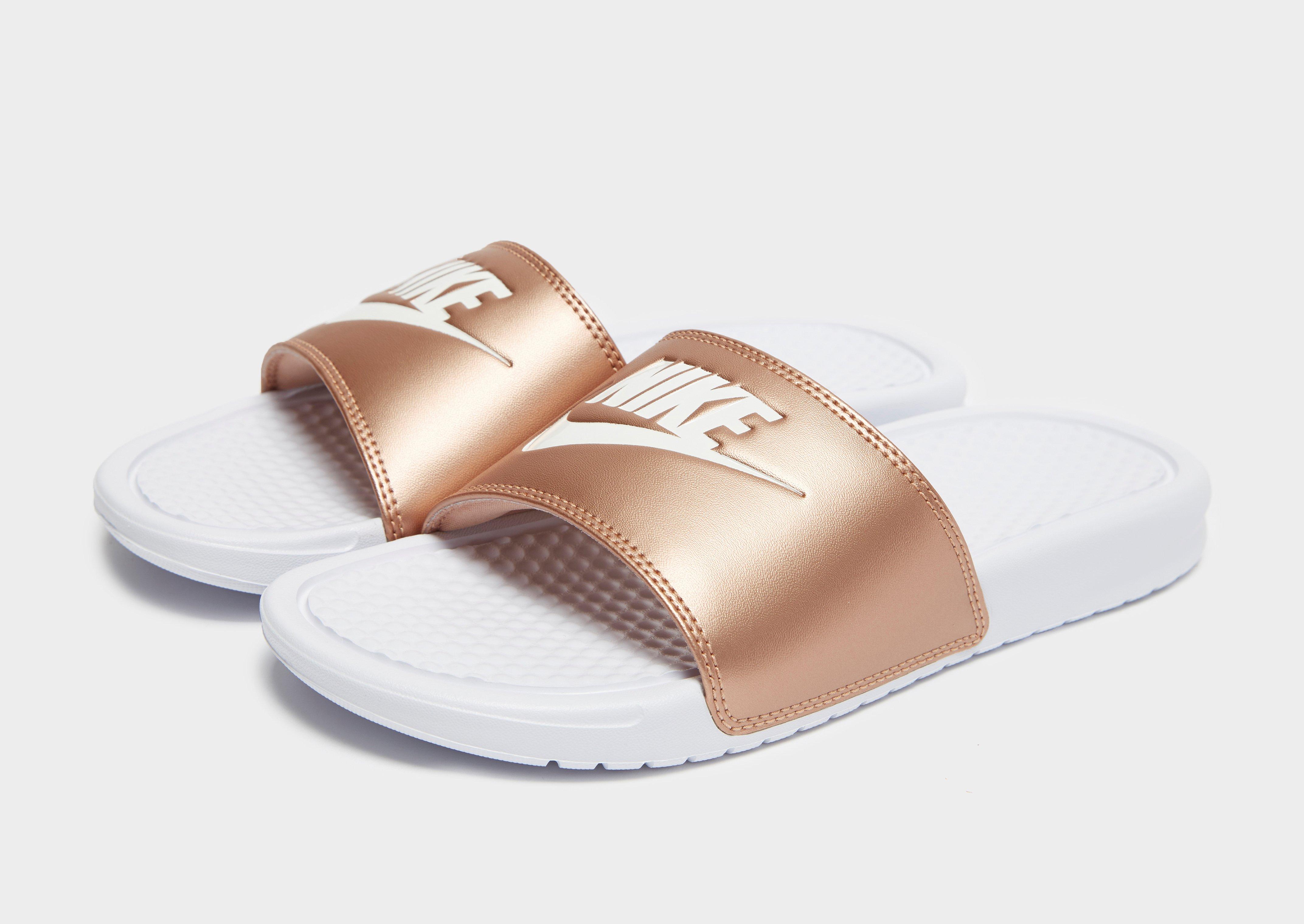 nike benassi just do it slides women 