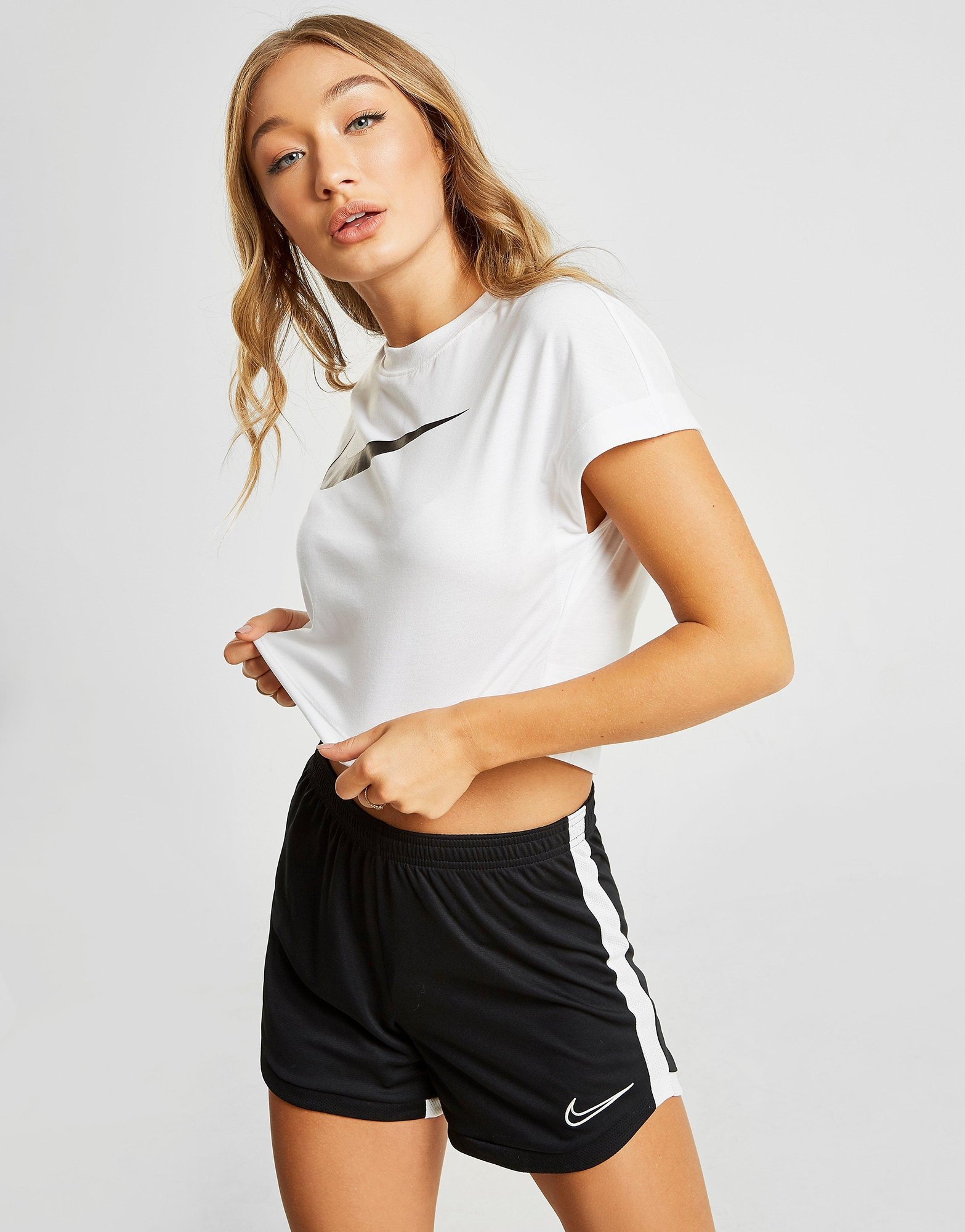 Buy Black Nike Academy Shorts Women's | JD Sports | JD Sports Ireland