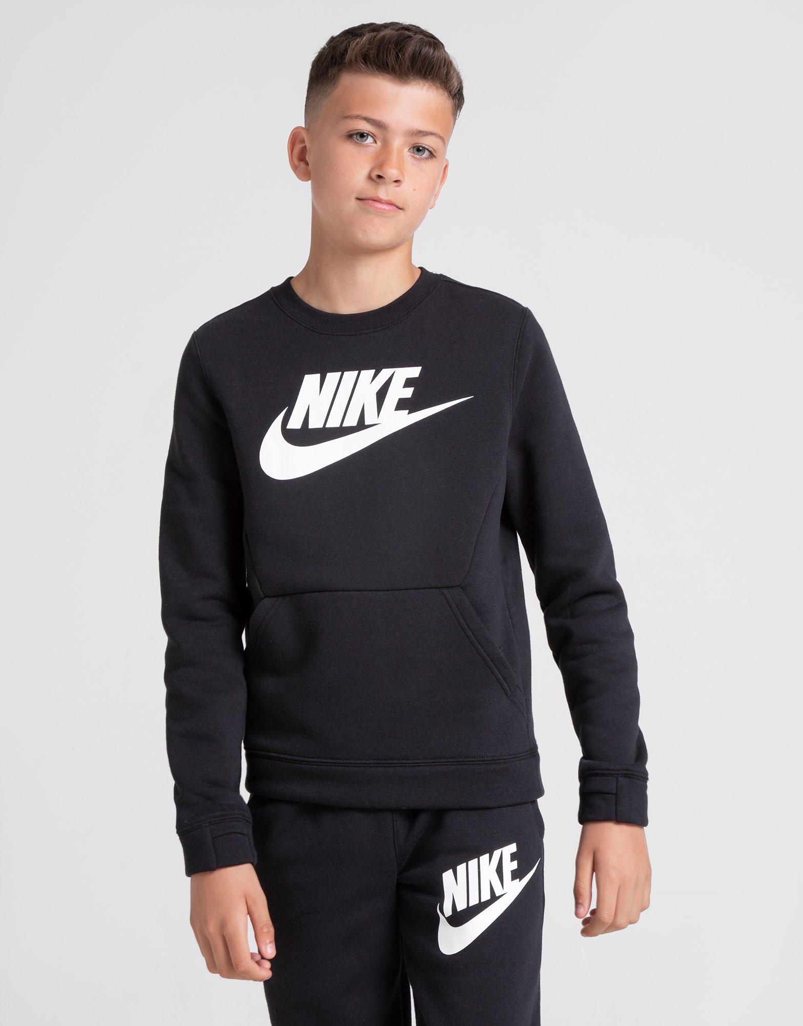 nike hybrid crew sweatshirt junior