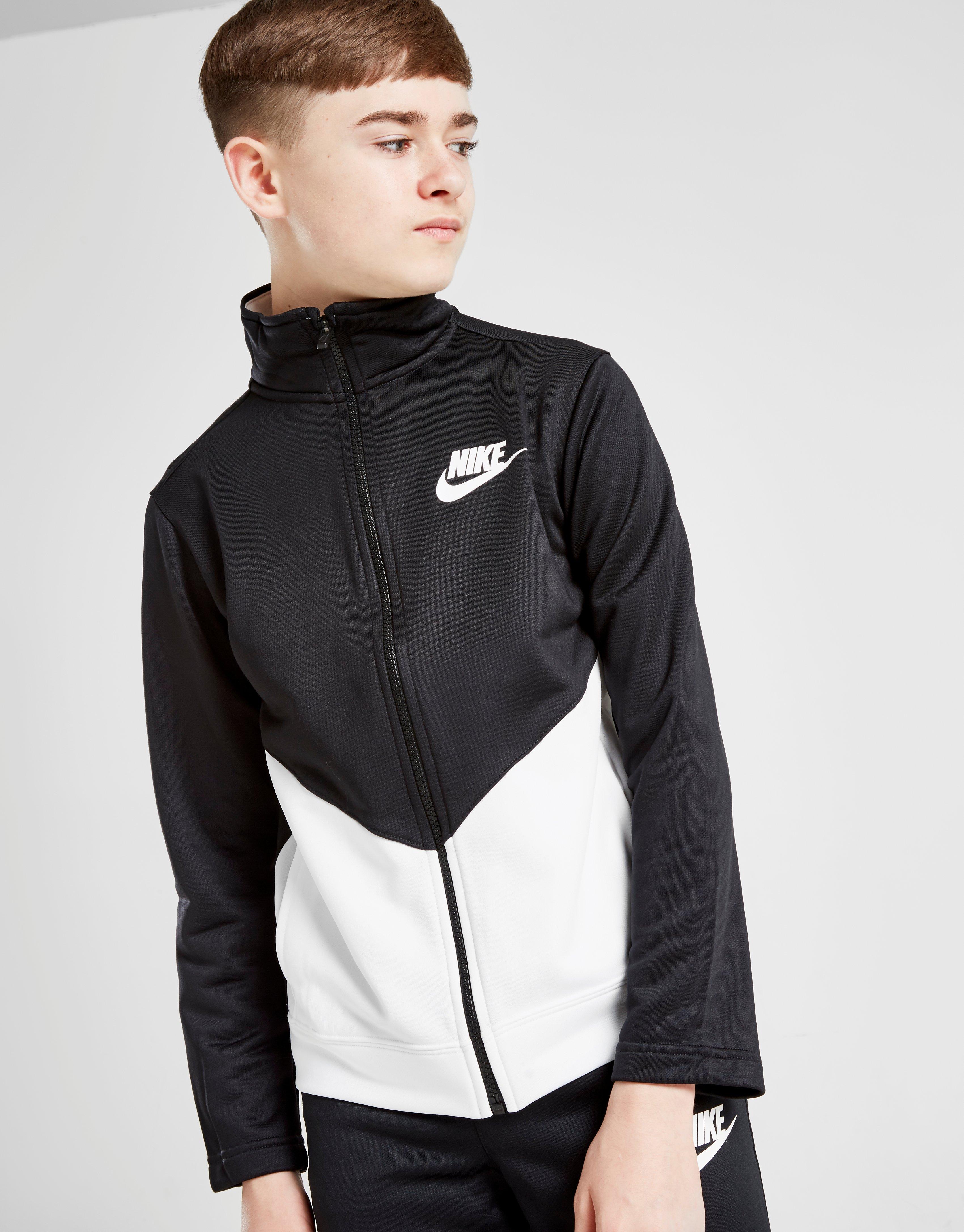 black nike tracksuit junior