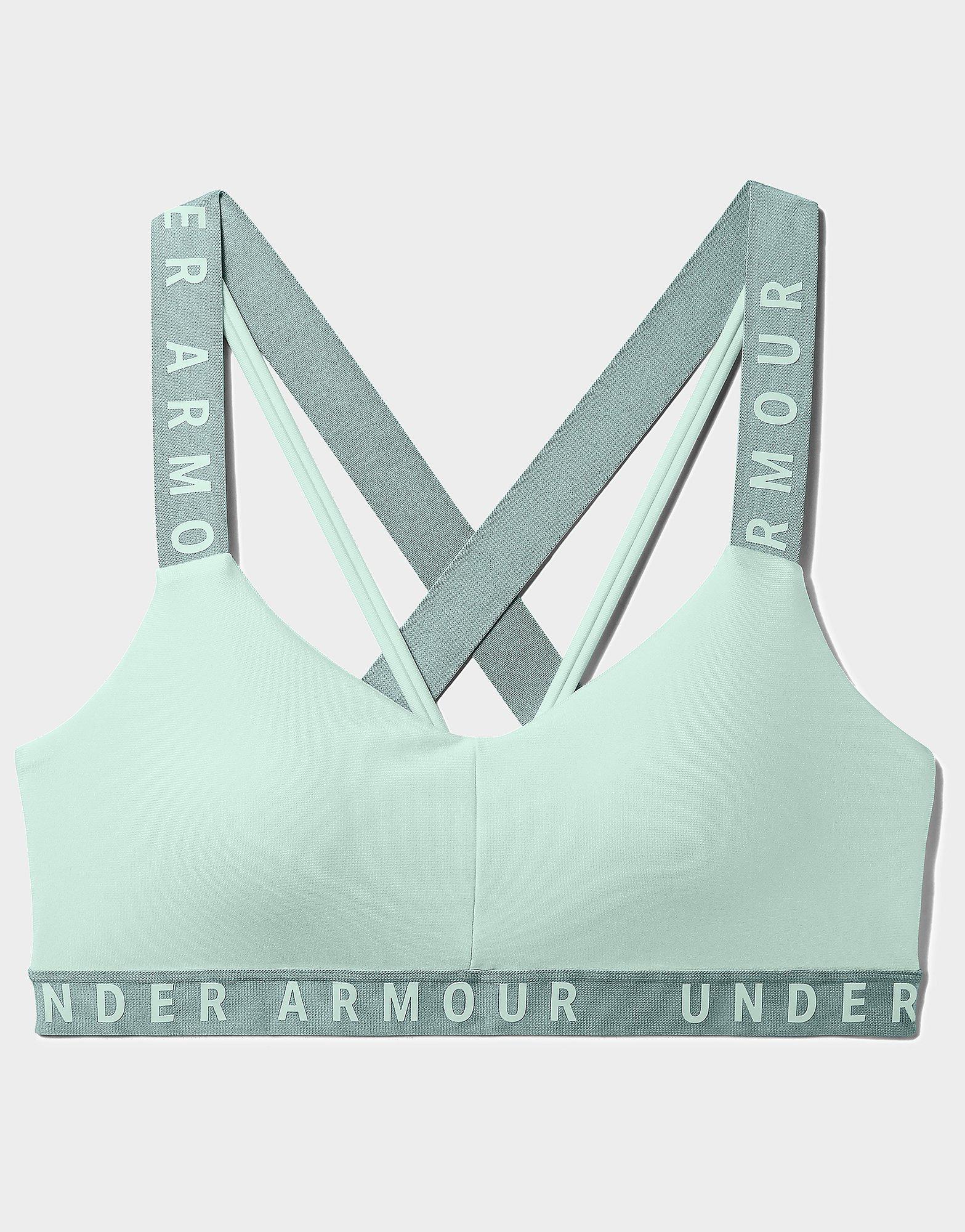 under armour tape strappy bra