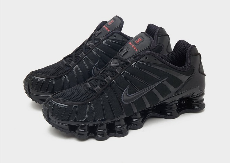 black suede nike shox