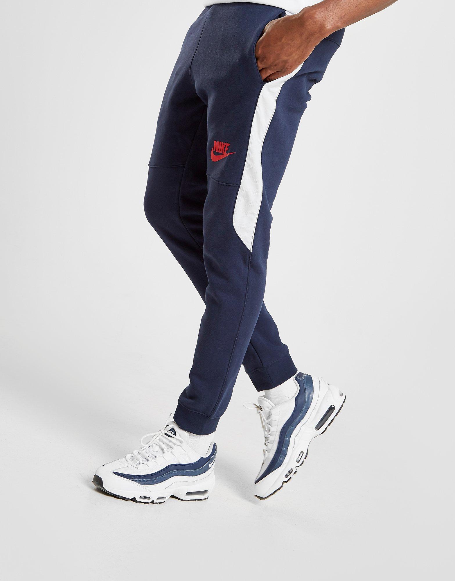 nike hybrid joggers blue