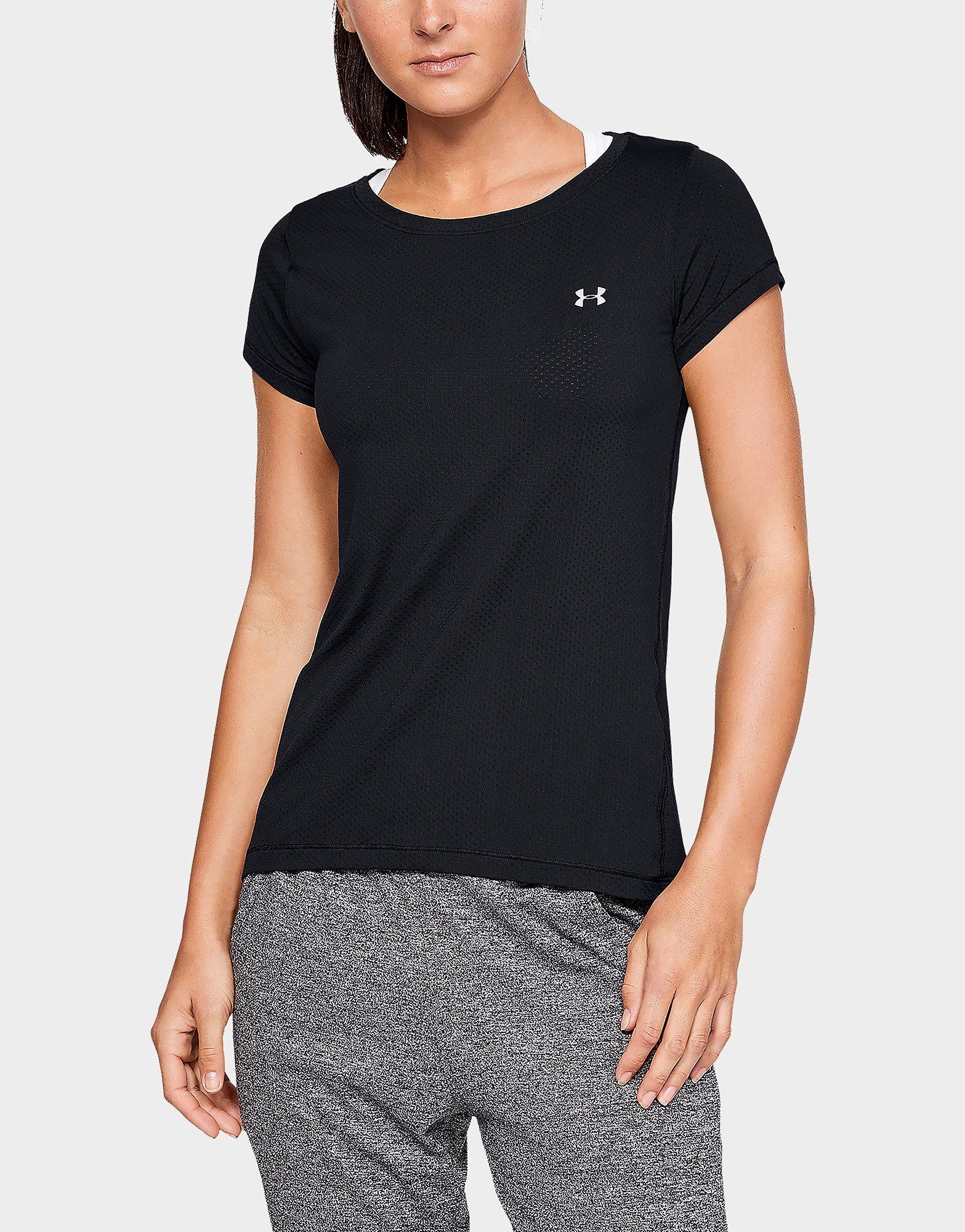 Black Under Armour HeatGear Armour TShirt JD Sports