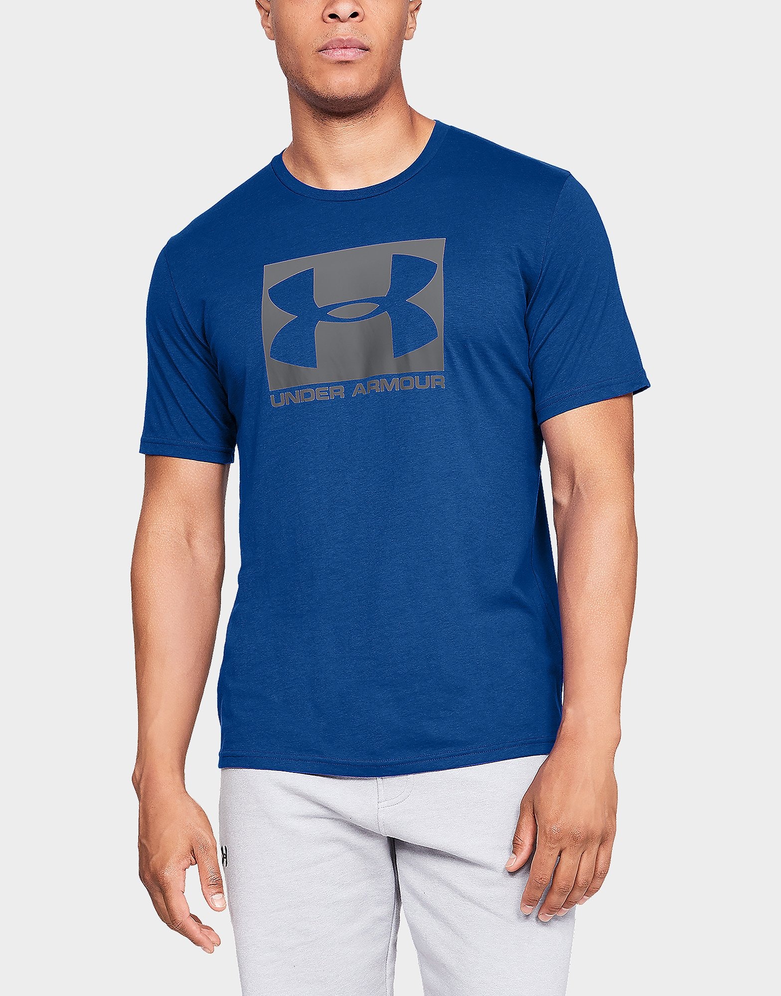 Blue Under Armour Boxed Sportstyle T-Shirt | JD Sports UK