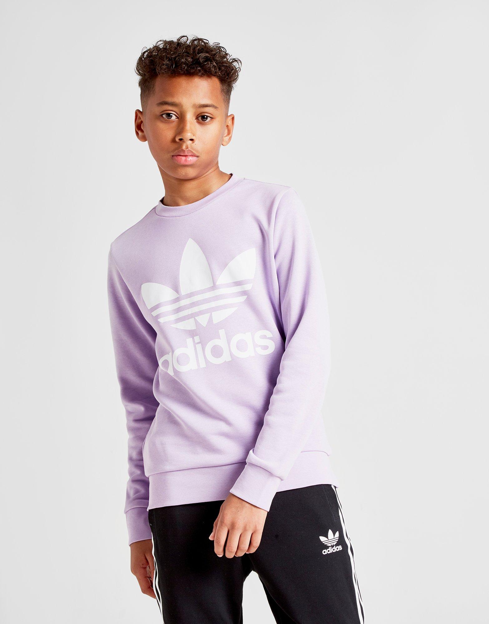 purple adidas sweatshirt