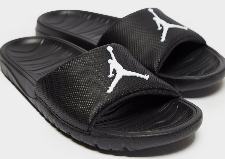 Shop den Jordan Slides Kinder in Black