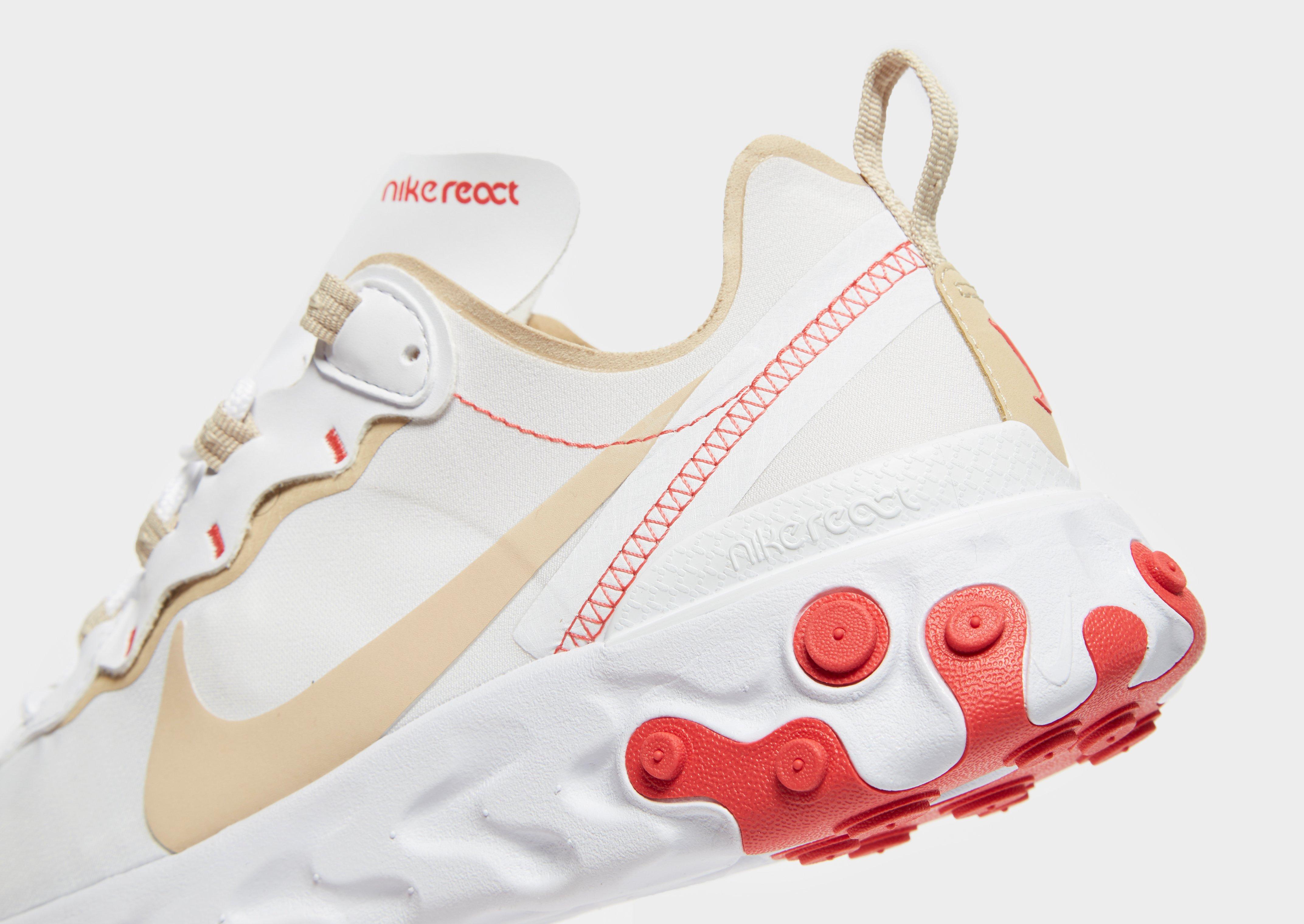 ciabatte nike react element donna marrone