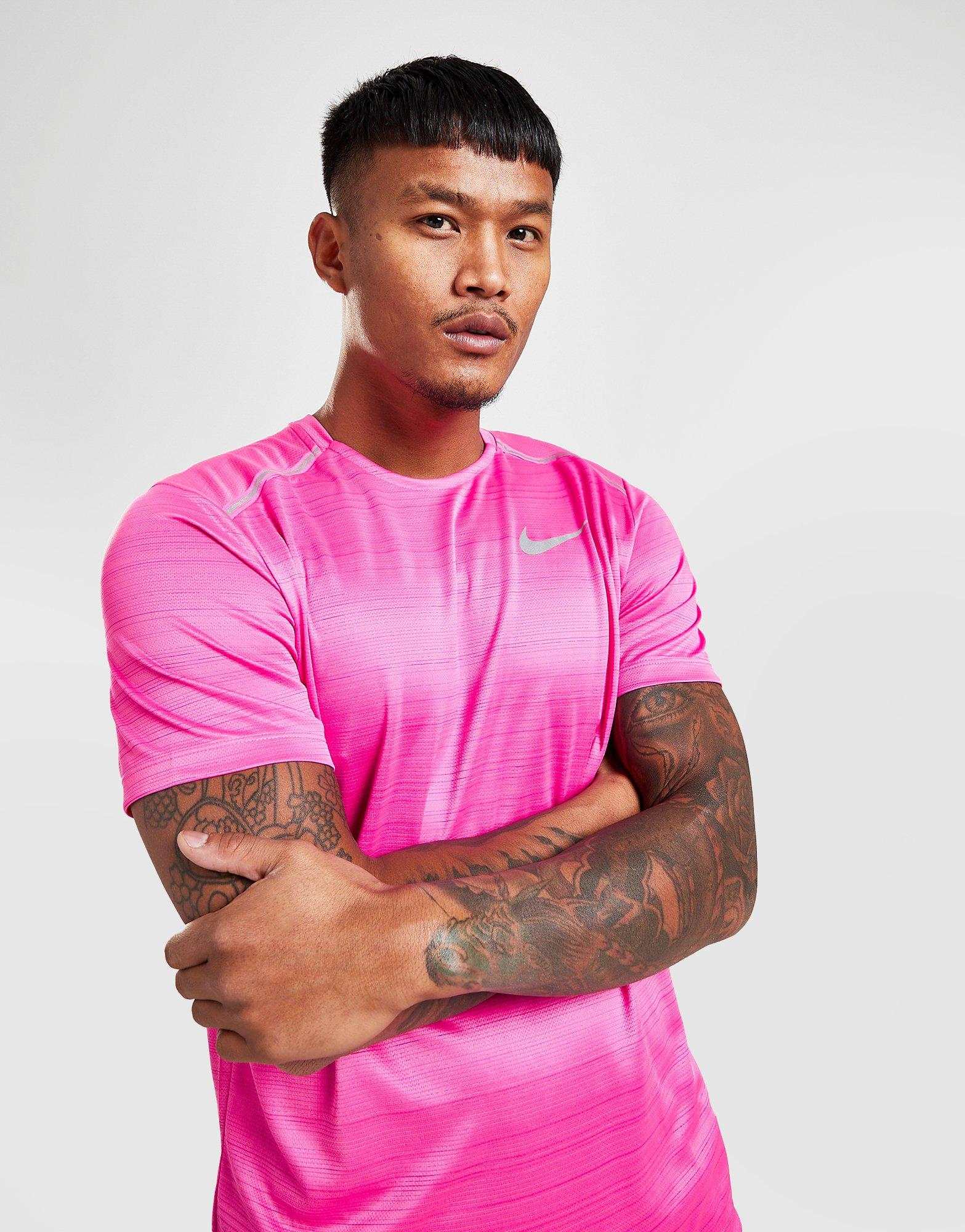 mens pink nike dri fit shirt