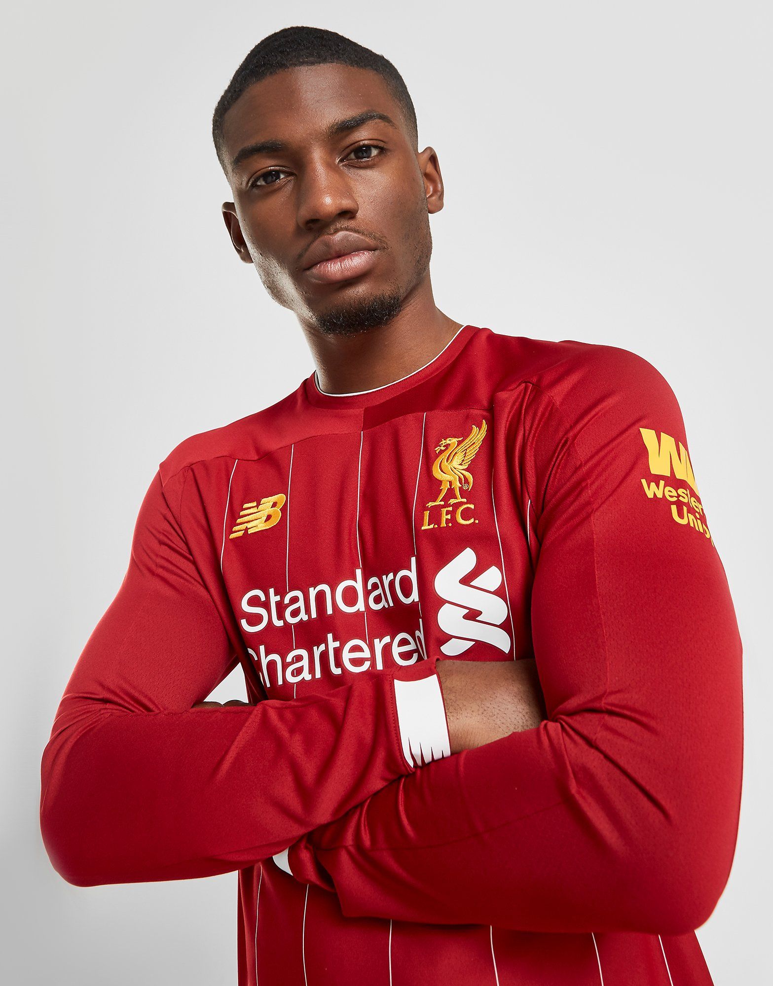 New Balance Liverpool FC 2019 Home Long Sleeve Shirt | JD Sports