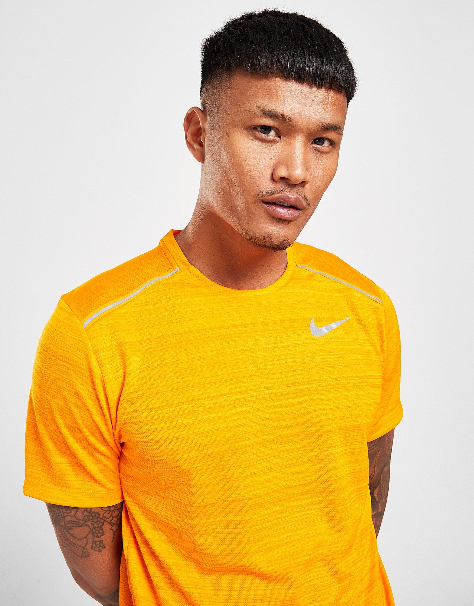 Comparación arcilla castigo Buy Orange Nike Miler Dri-FIT Short Sleeve T-Shirt