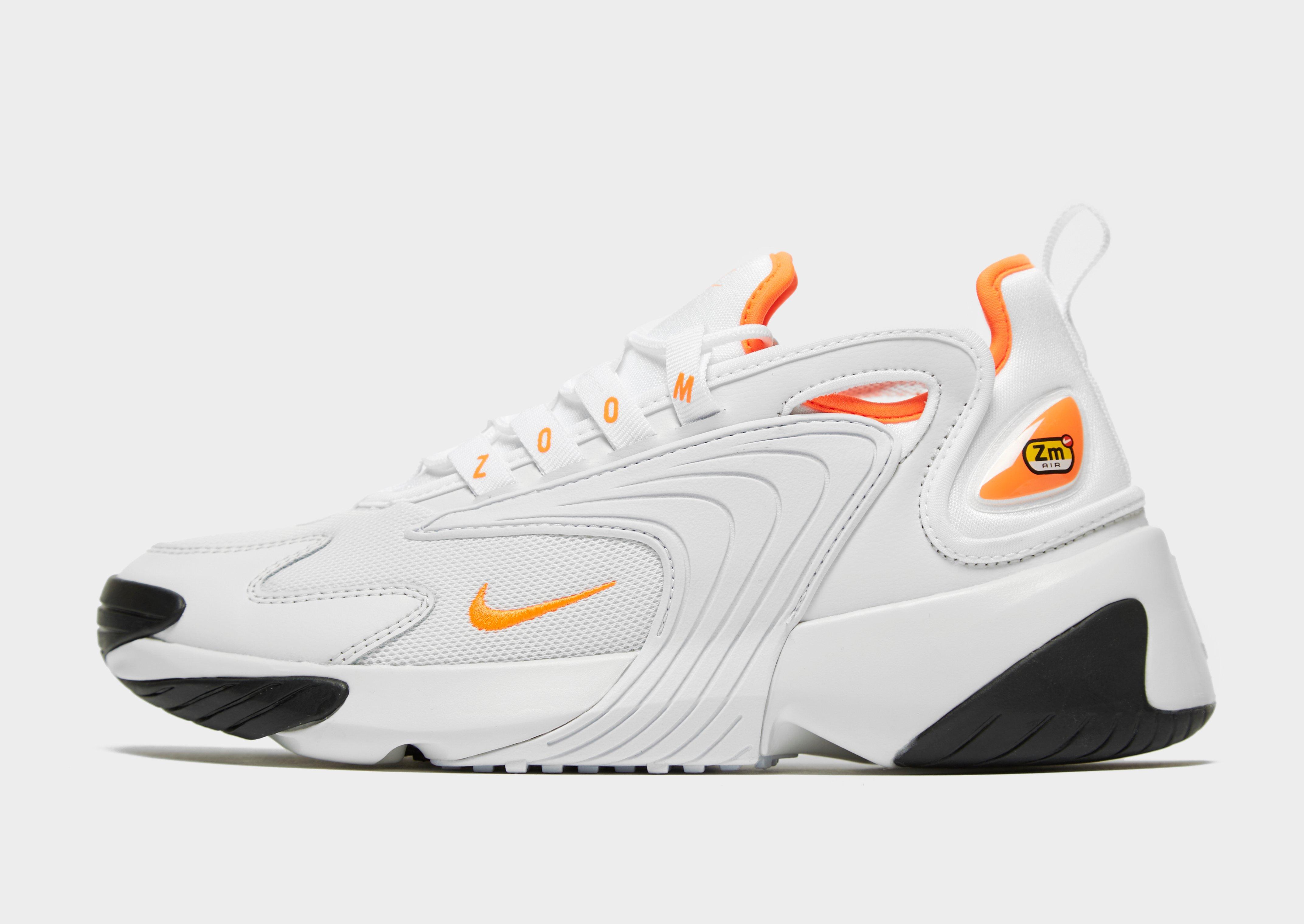 nike zoom 2k orange and white