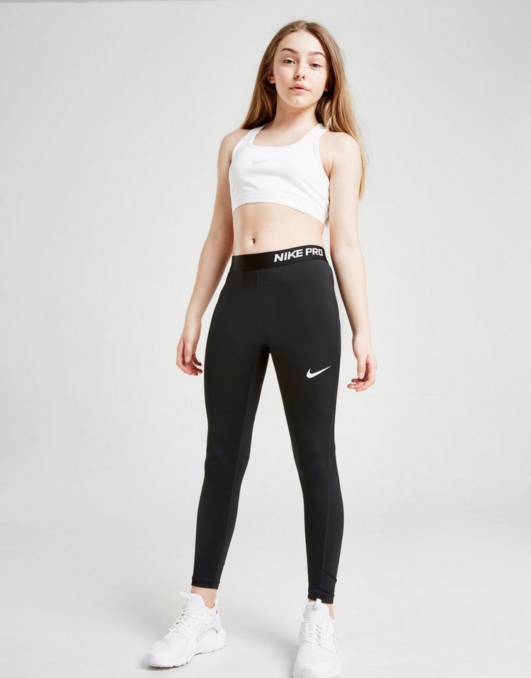 Buy White Nike Girls' Pro Classic Bra Junior JD Sports JD Sports