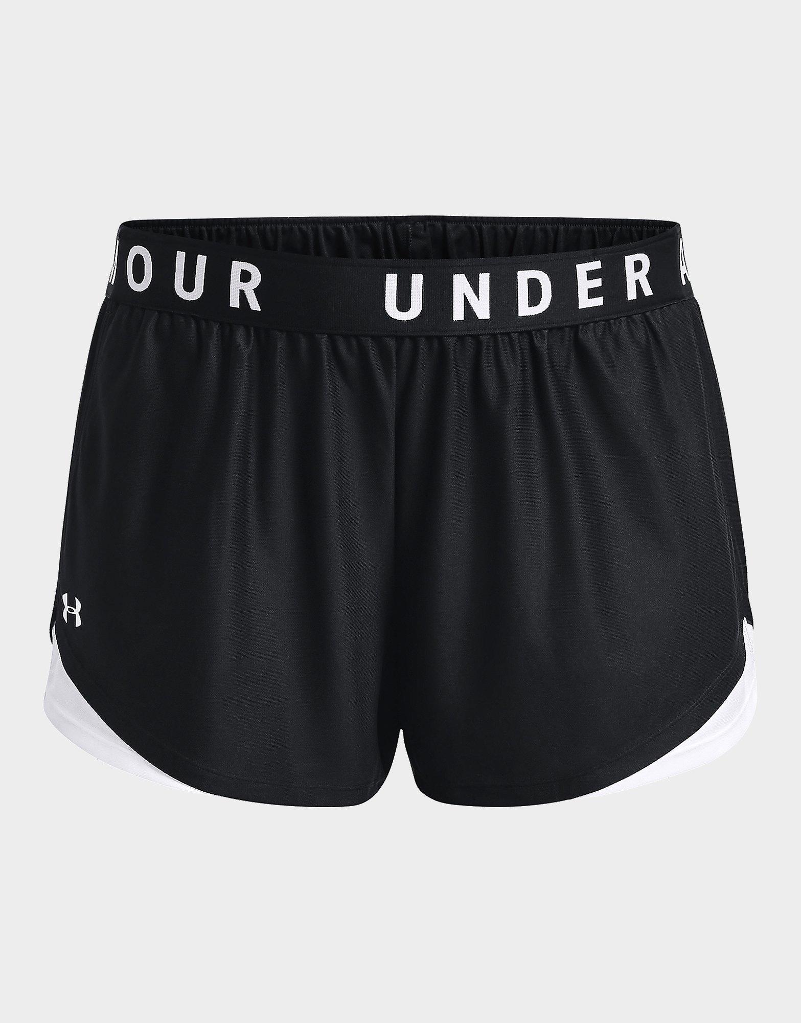 Black Under Armour Plus Size Play Up Shorts JD Sports UK