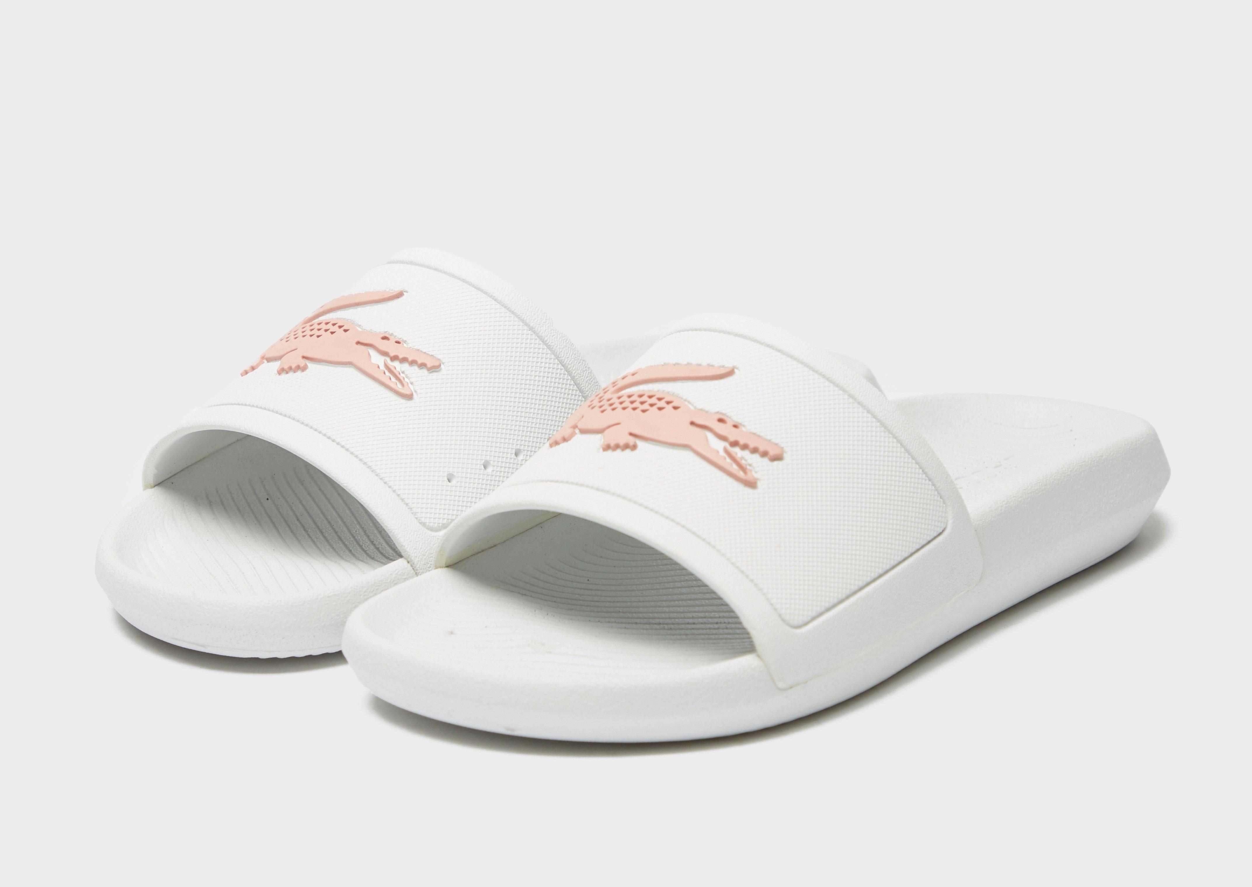 lacoste slides for women