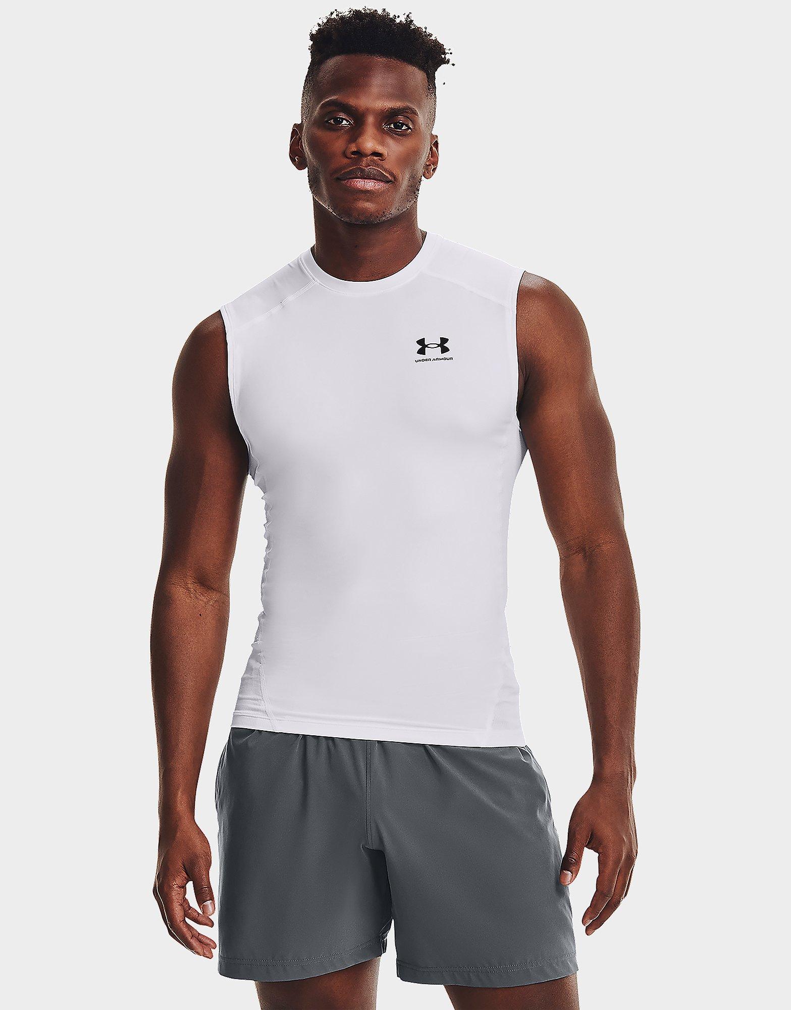 Under armour white vest new arrivals