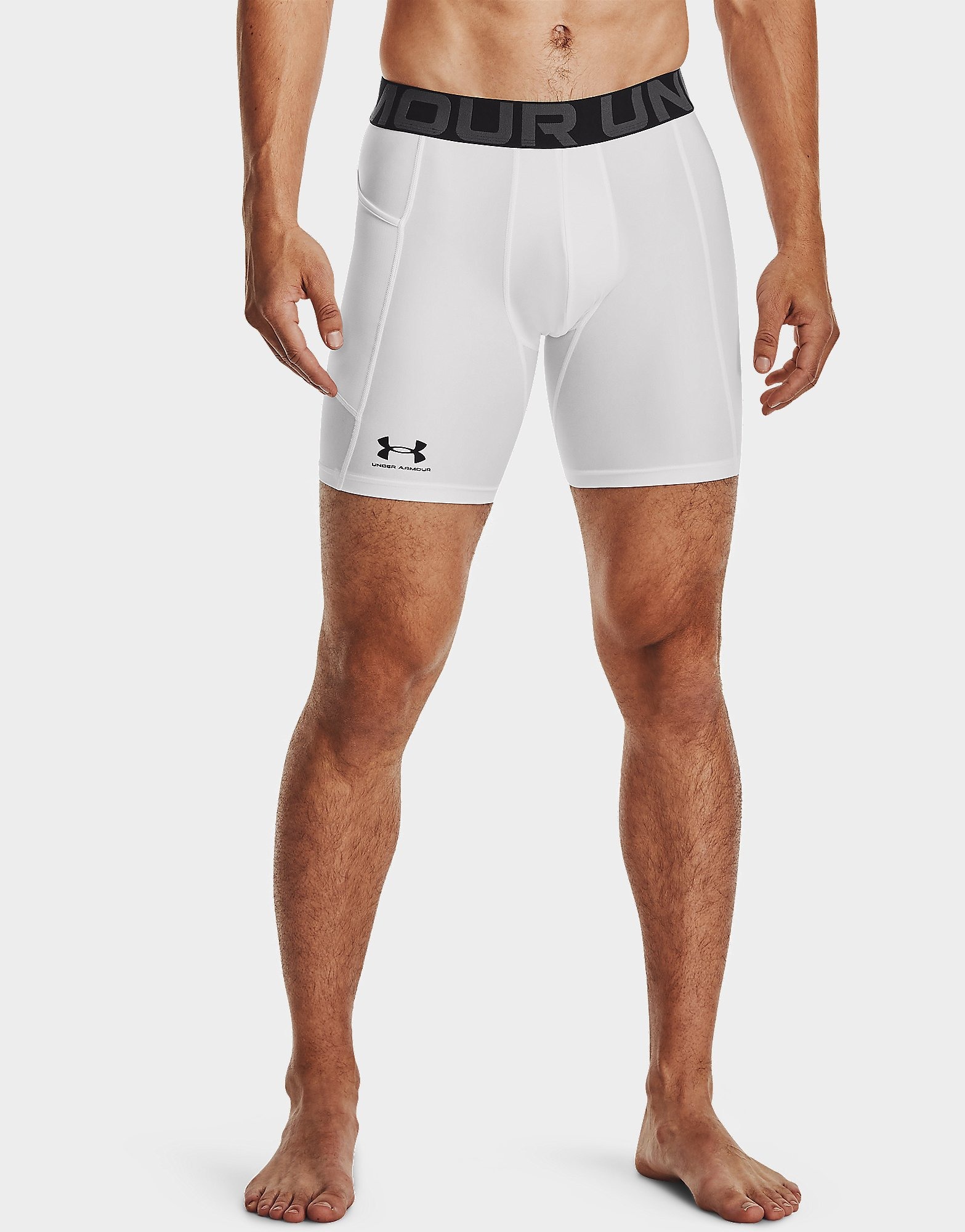 White Under Armour Compression Shorts JD Sports UK