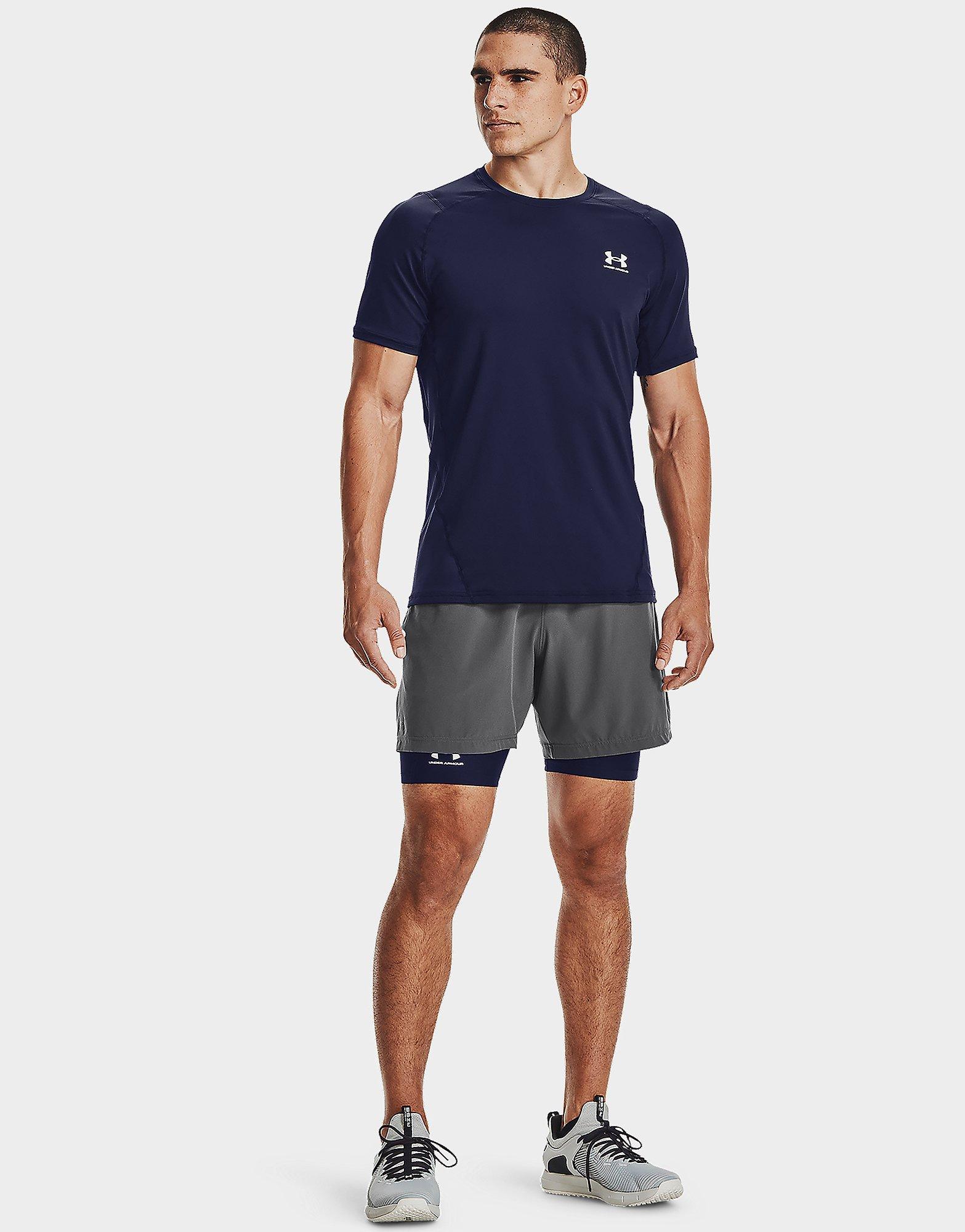 Blue under deals armour compression shorts