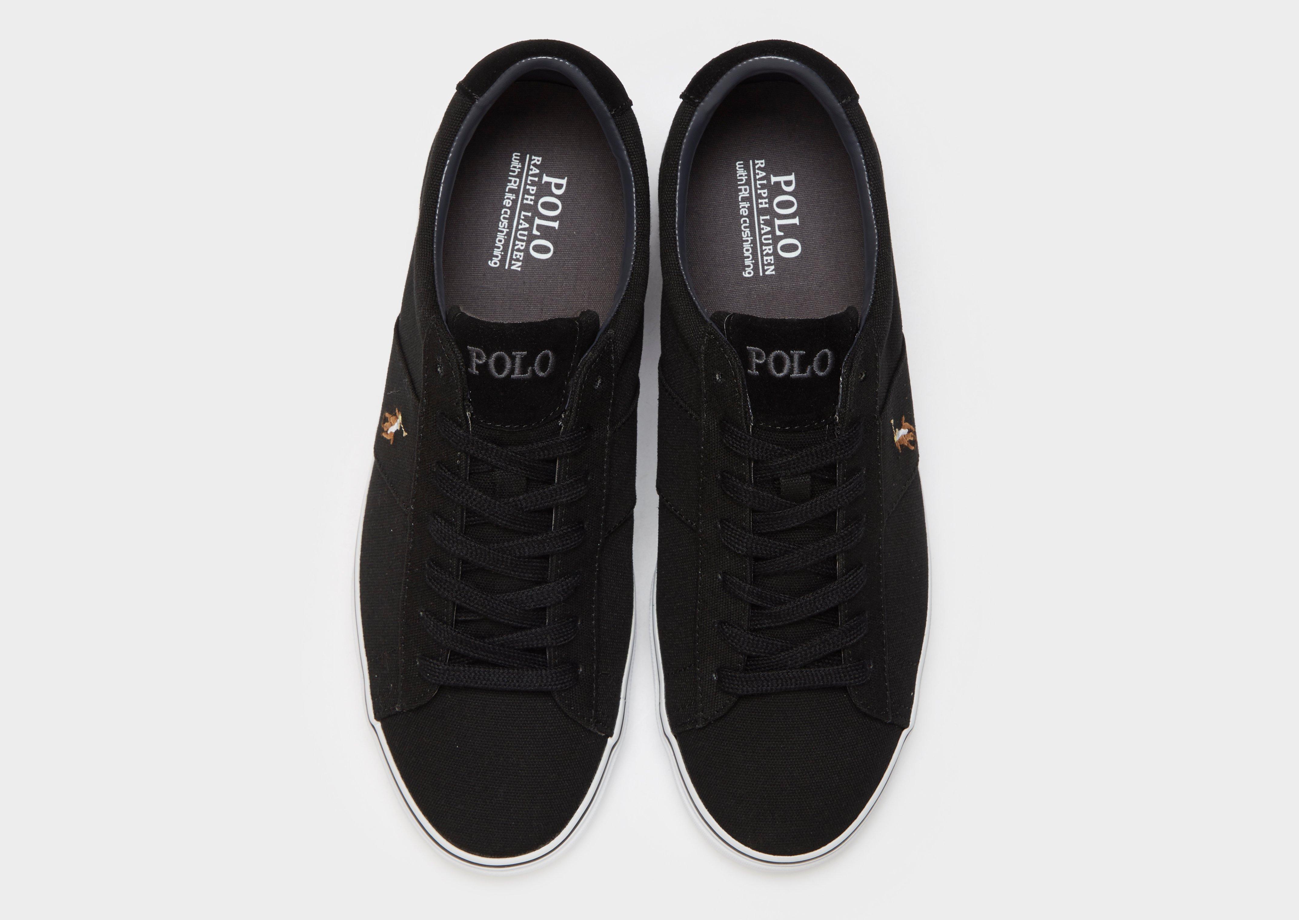 black polo trainers