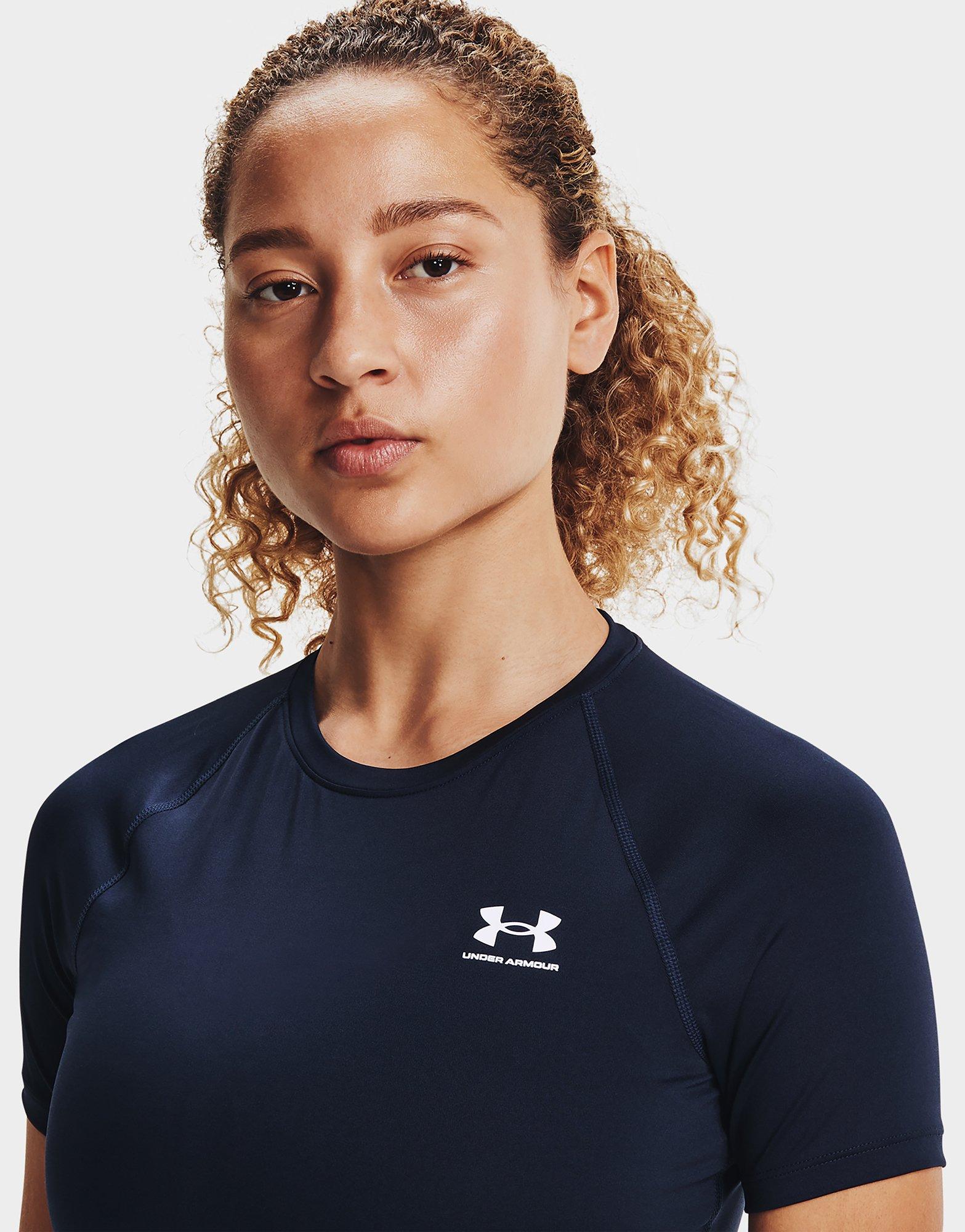 Blue Under Armour ShortSleeves UA HG Authentics Comp SS JD Sports UK