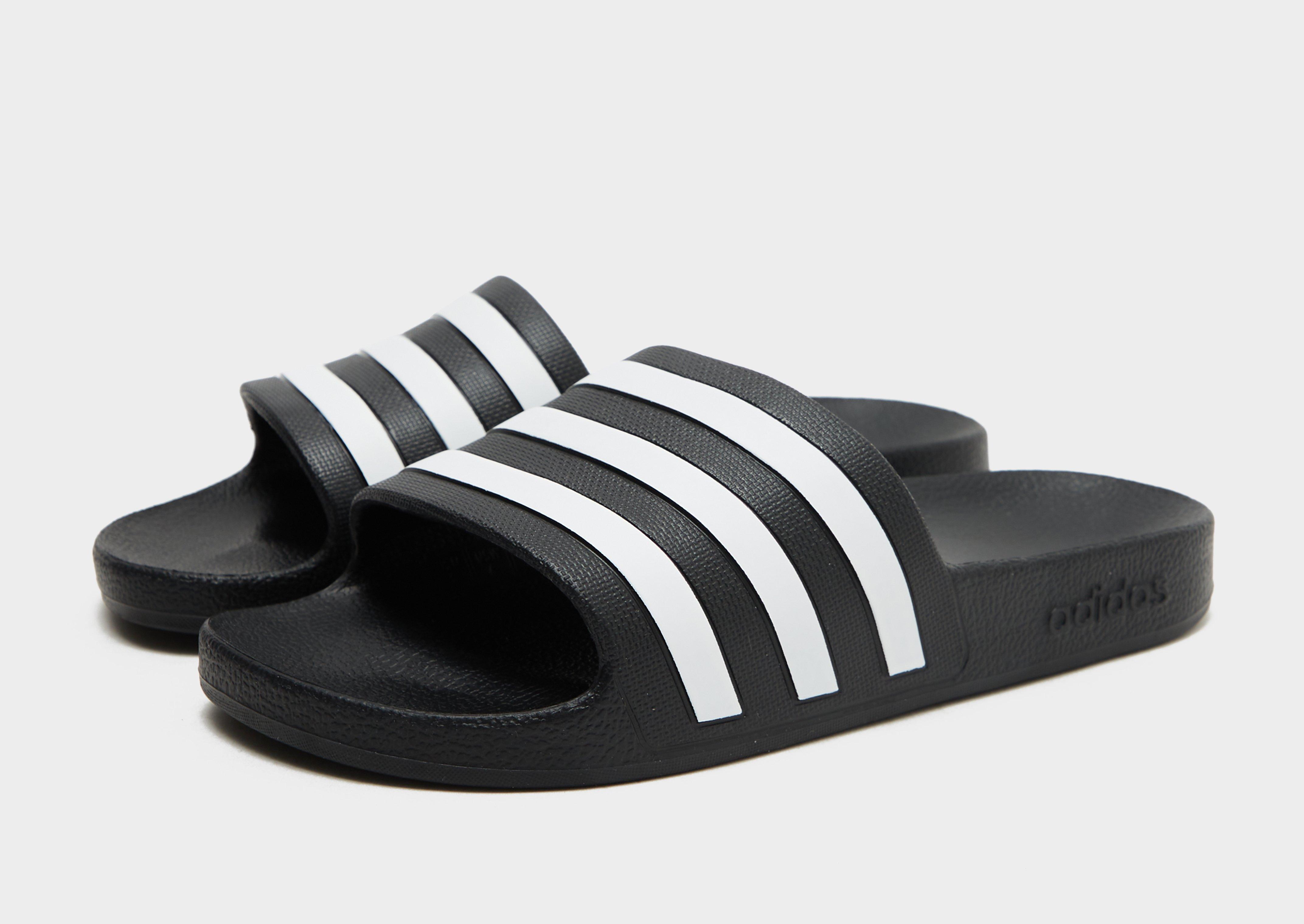 adilette slides women's black