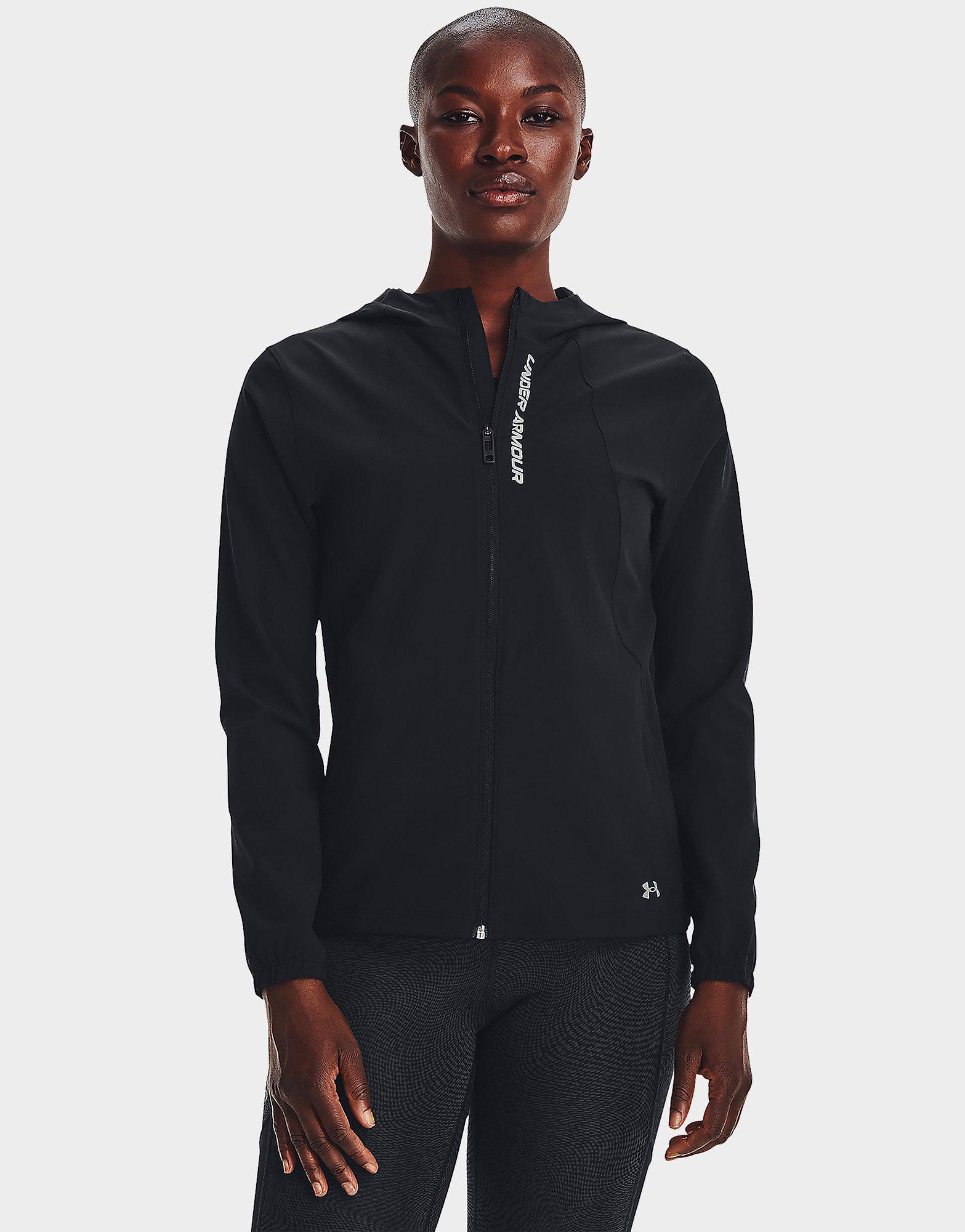Black Under Armour Jacket OutRun the Storm JD Sports UK