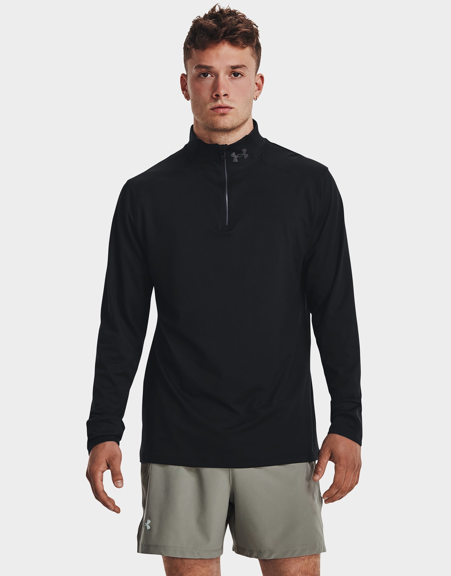 Black Under Armour Warmup Tops UA LAUNCH PRO 1/4 ZIP | JD Sports UK