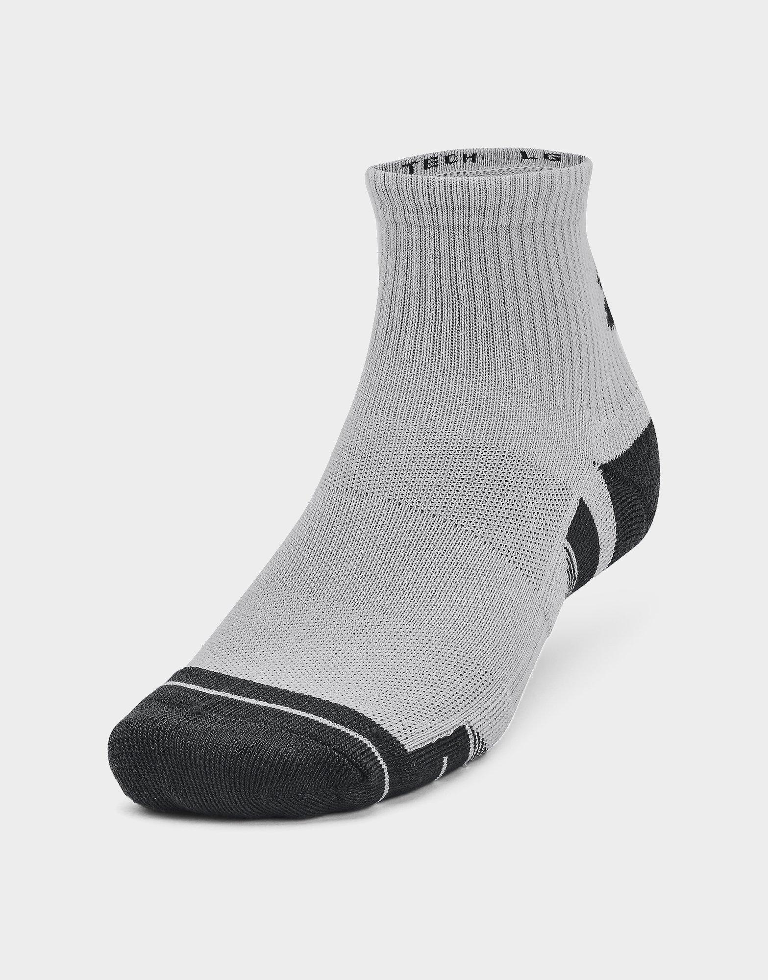 Under Armour Chaussettes mi-hautes Performance Tech unisexes (lot de 3 paires)