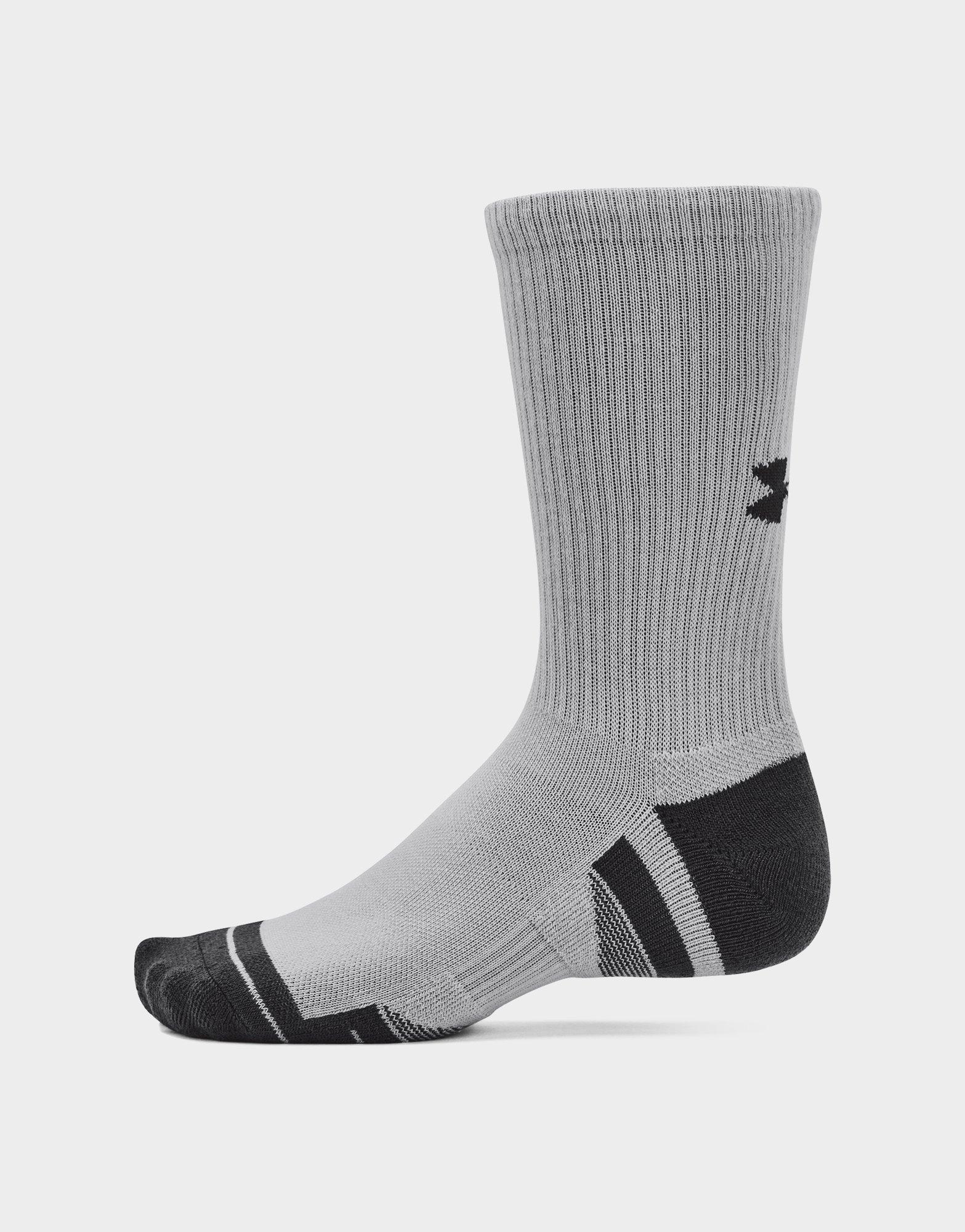 Under Armour Chaussettes mi-hautes Performance Tech unisexes (lot de 3 paires)