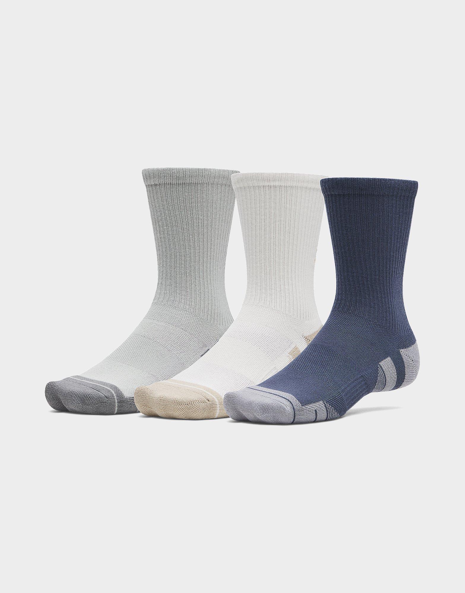 Under Armour Chaussettes mi-hautes Performance Tech unisexes (lot de 3 paires)