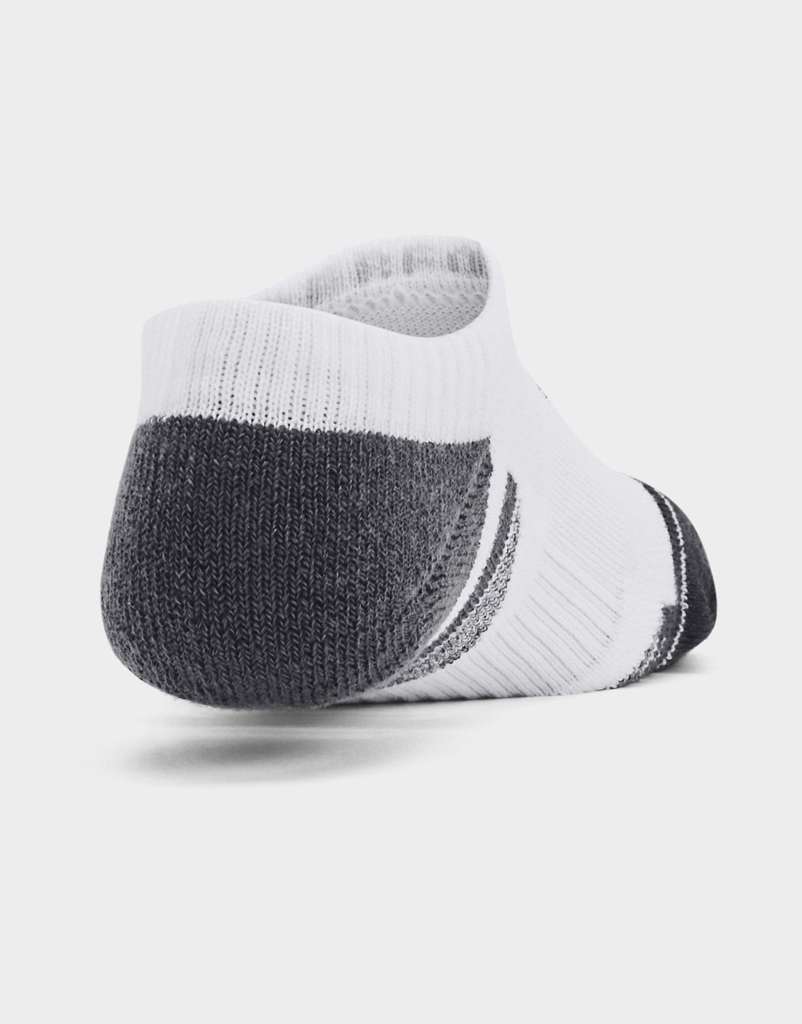 Under Armour Chaussettes invisibles Performance Tech pour enfant (lot de 3 paires)