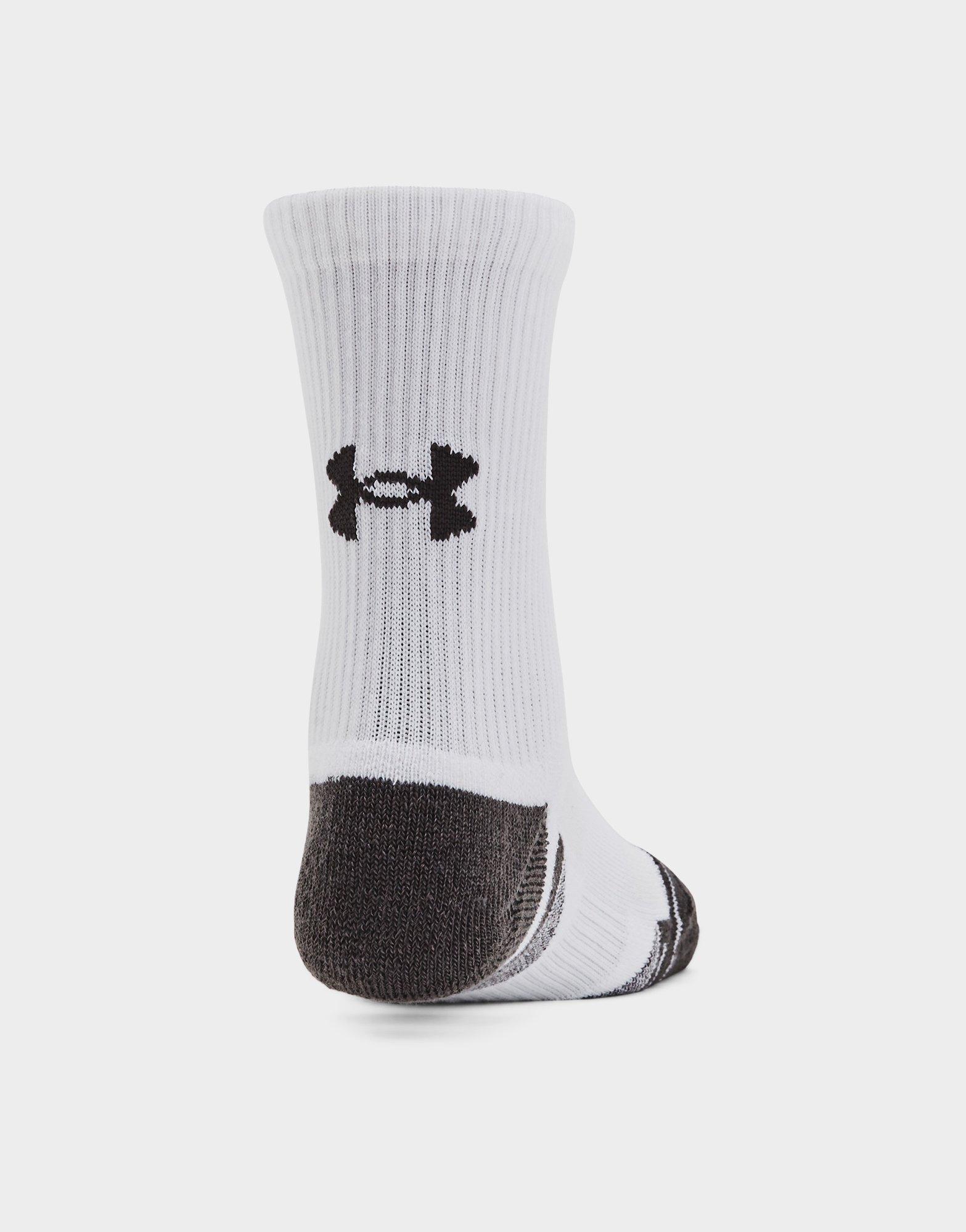 Under Armour Chaussettes mi-hautes Performance Tech pour enfant (lot de 3 paires)