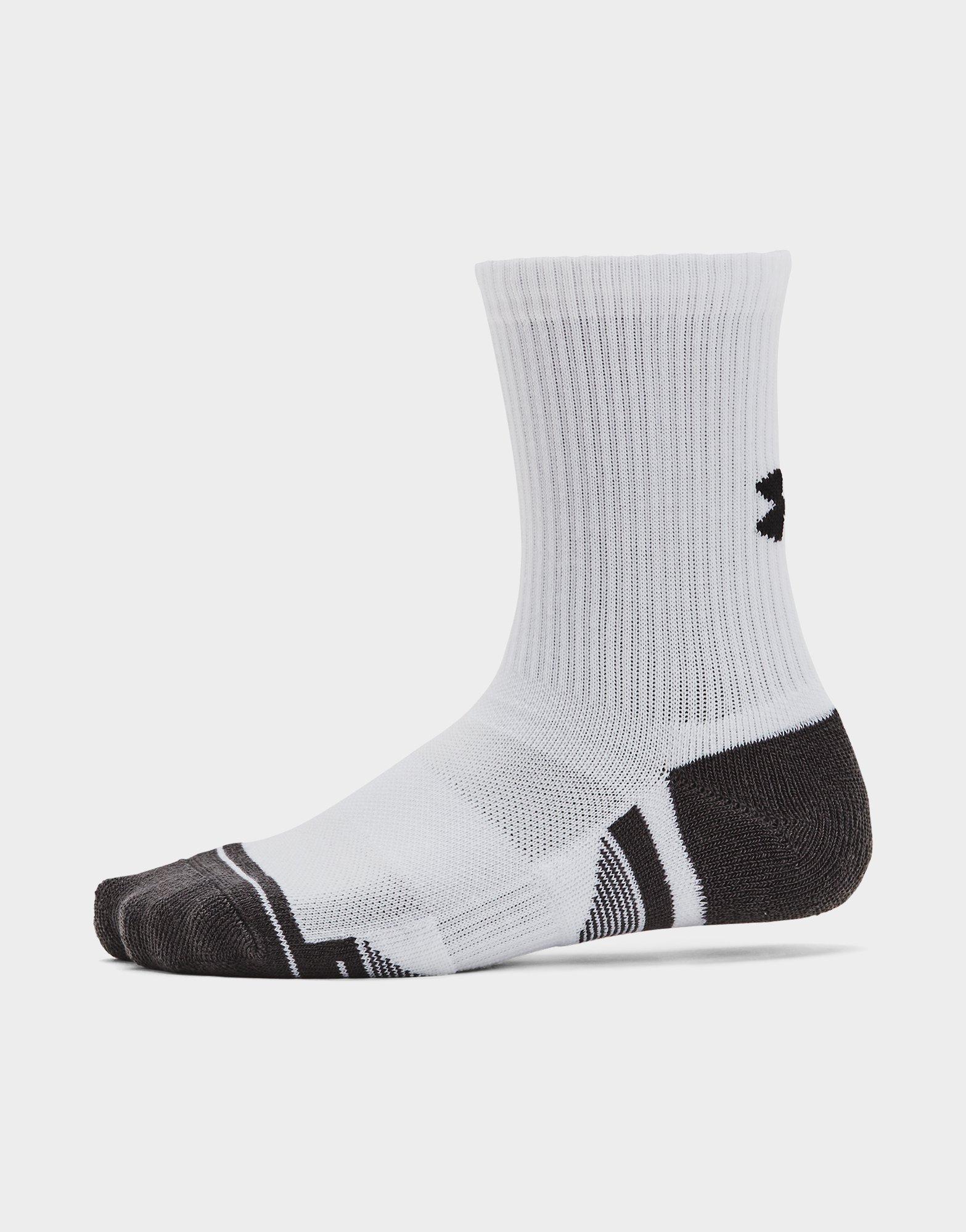 Under Armour Chaussettes mi-hautes Performance Tech pour enfant (lot de 3 paires)