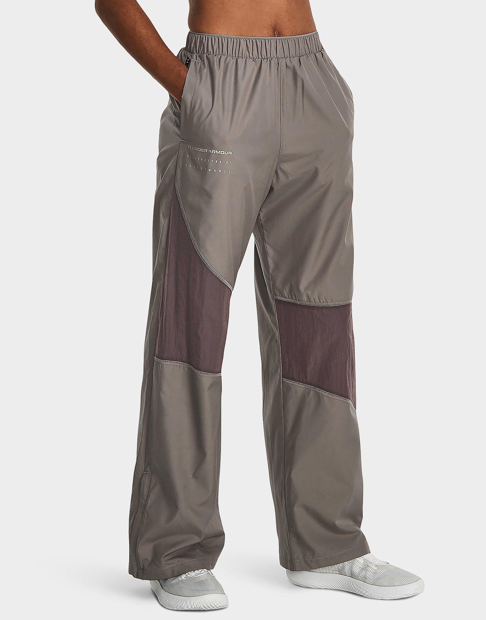 Grey Under Armour Pants UA Rush Woven Novelty Pant