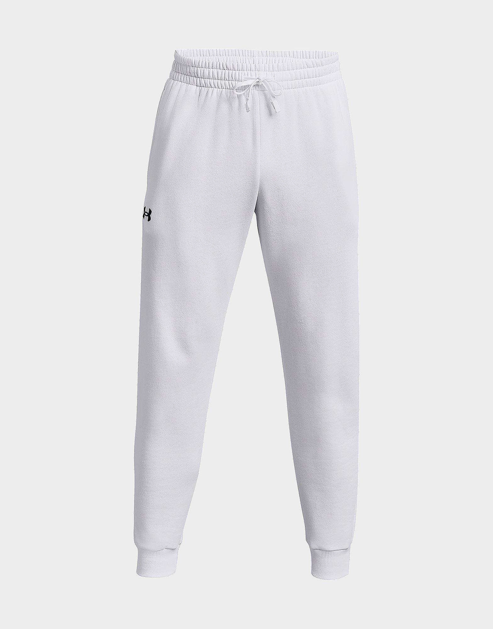 Pantalon de jogging garçon Under Armour Rival Fleece - gris mod/blanc -  10/12 ans - Multisport - Respirant