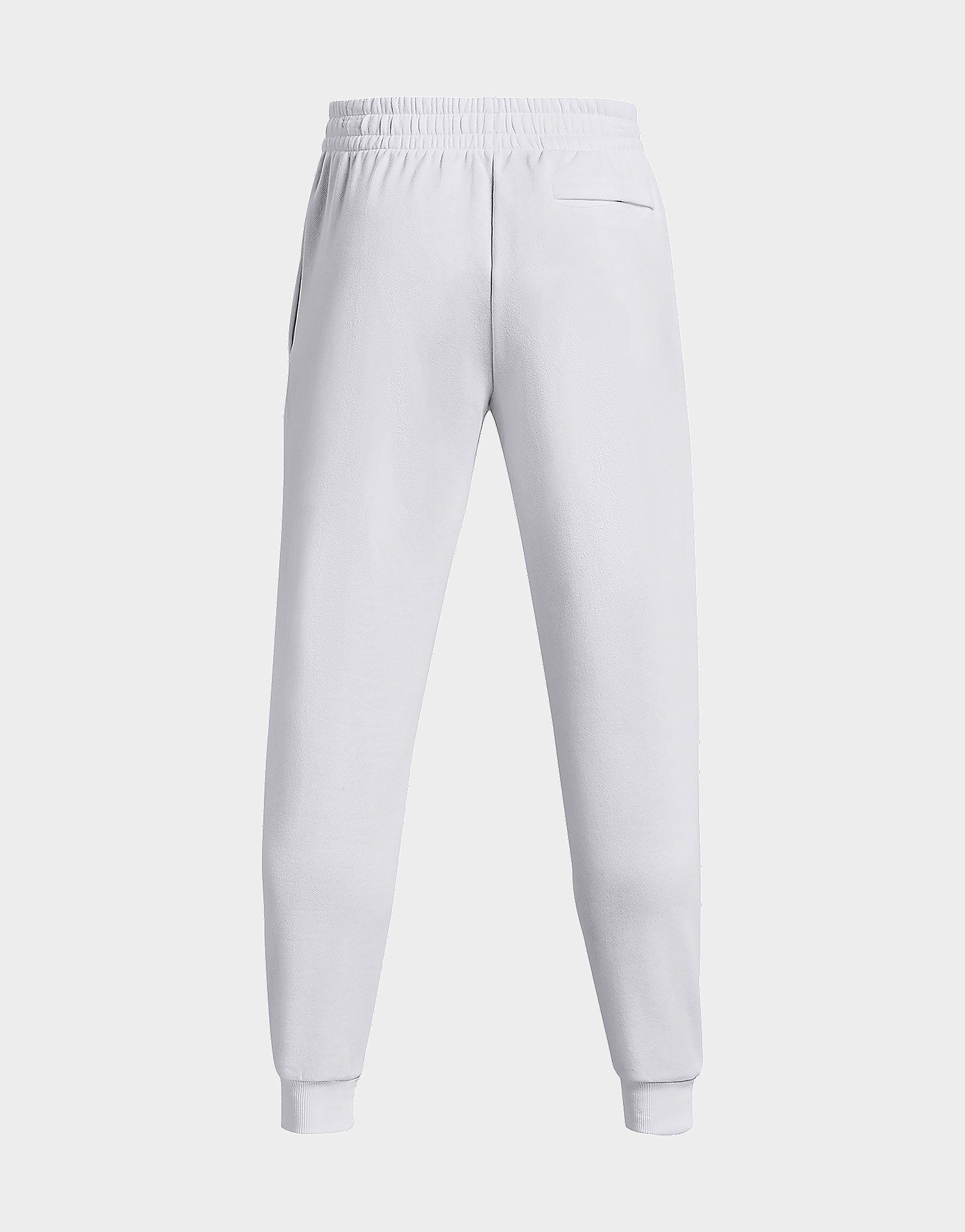 Pantalon de jogging garçon Under Armour Rival Fleece - gris mod/blanc -  10/12 ans - Multisport - Respirant