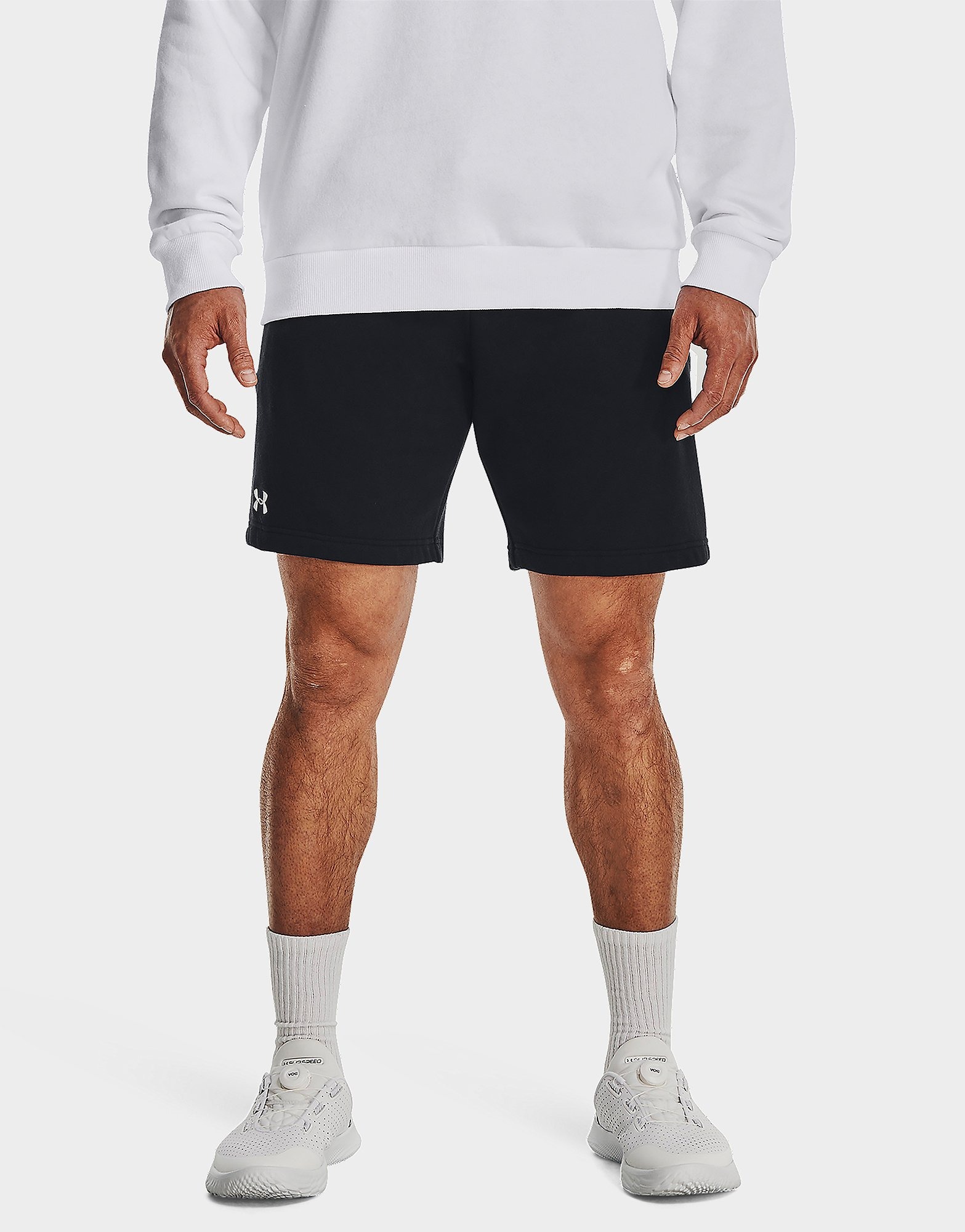 Black Under Armour Shorts UA Rival Fleece Shorts | JD Sports UK