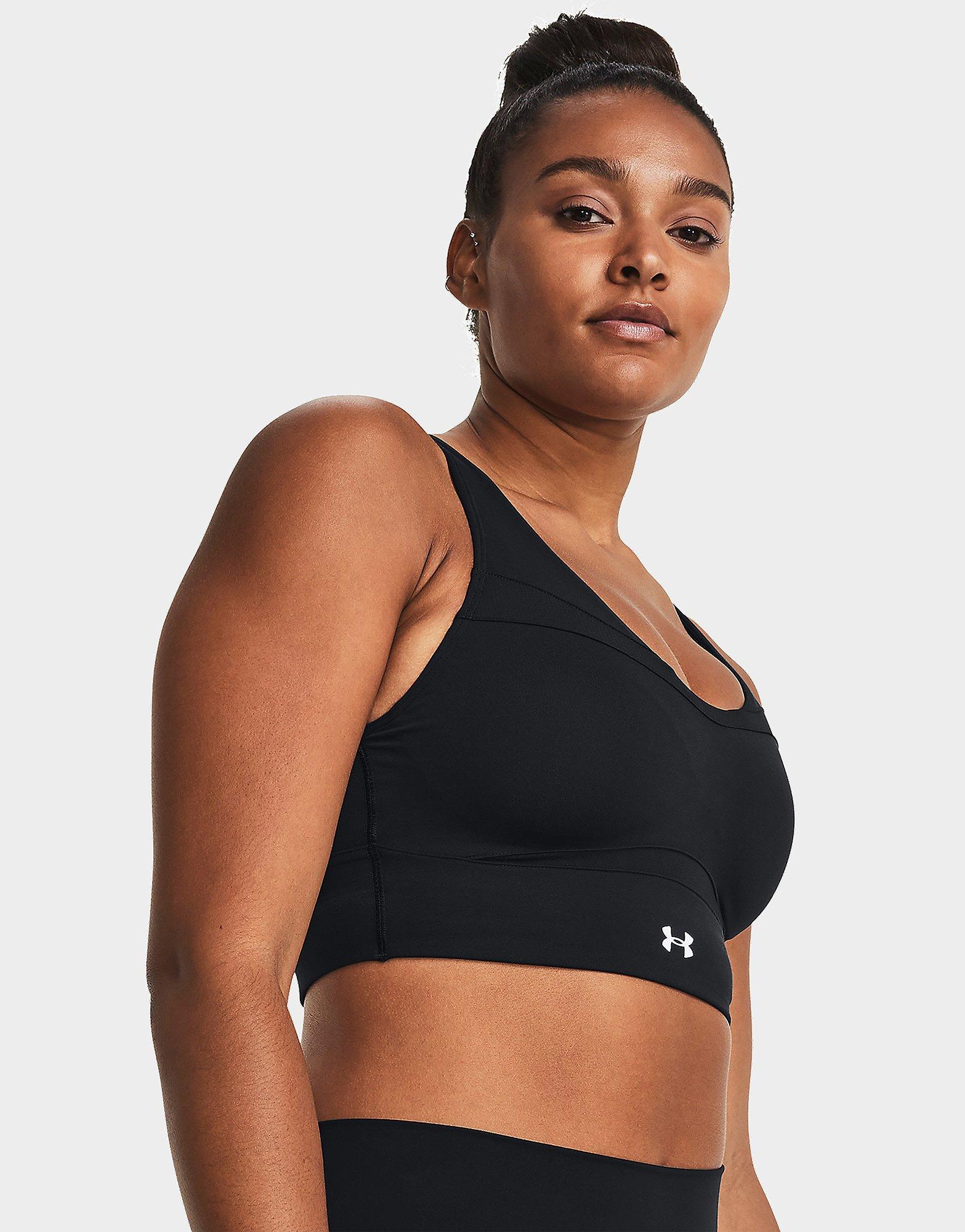 Black Under Armour Sport Bras Smartform Evo Mid LongL CF