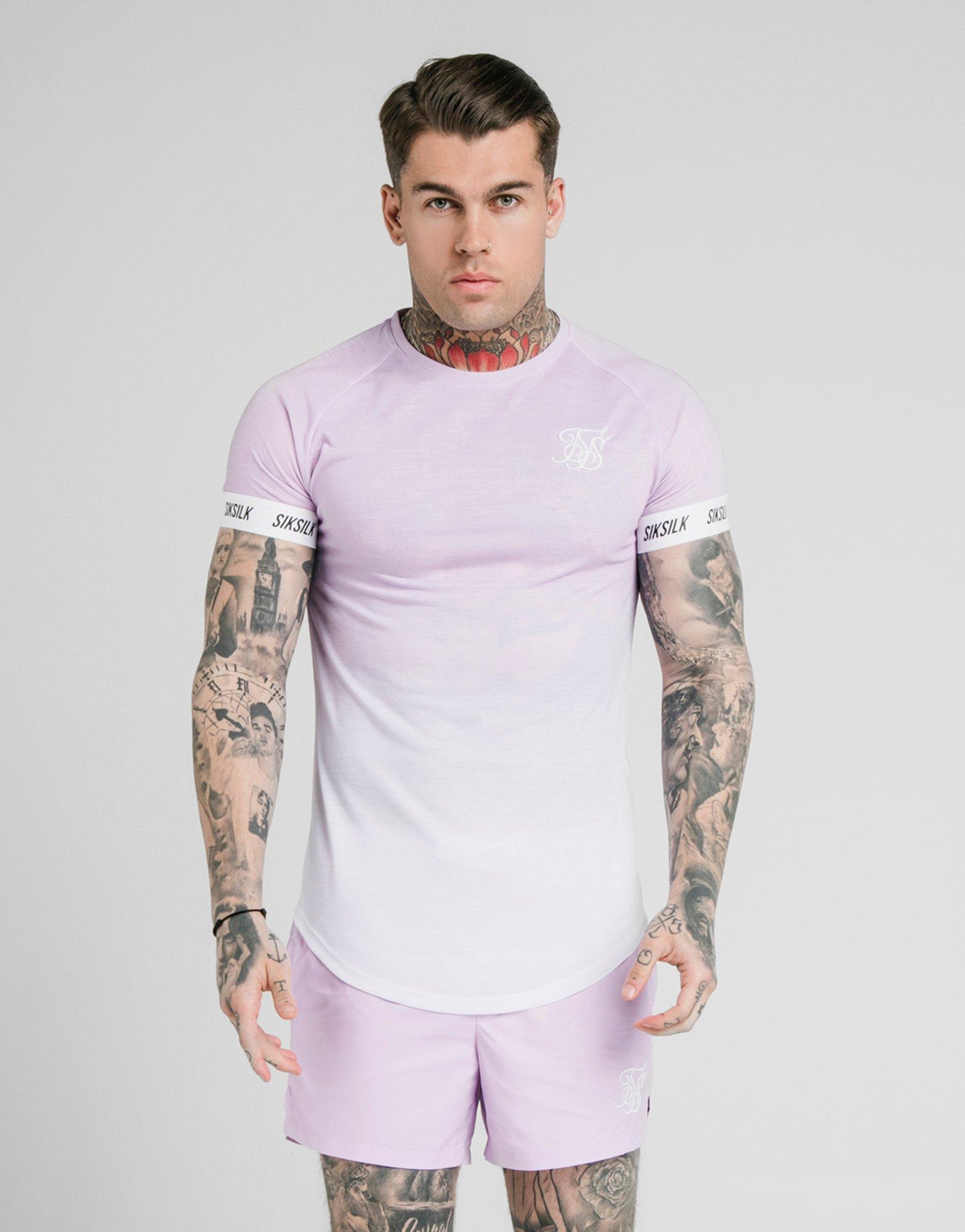 gusano Llevar Si Camiseta Rosa Con Bajo Redondeado Shadow De SikSilk | sdr.com.ec