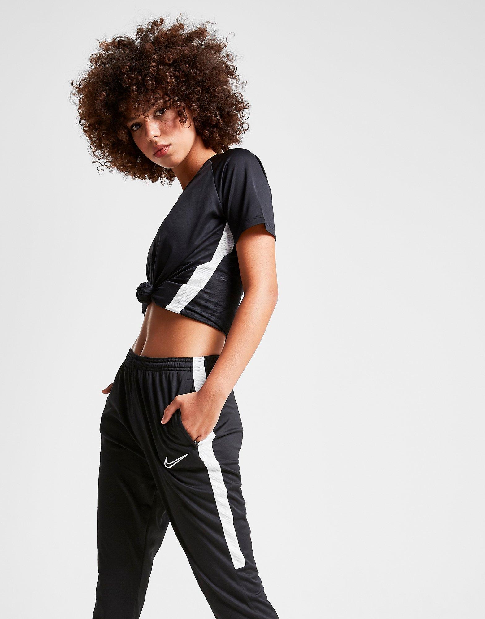 nike academy track pants black