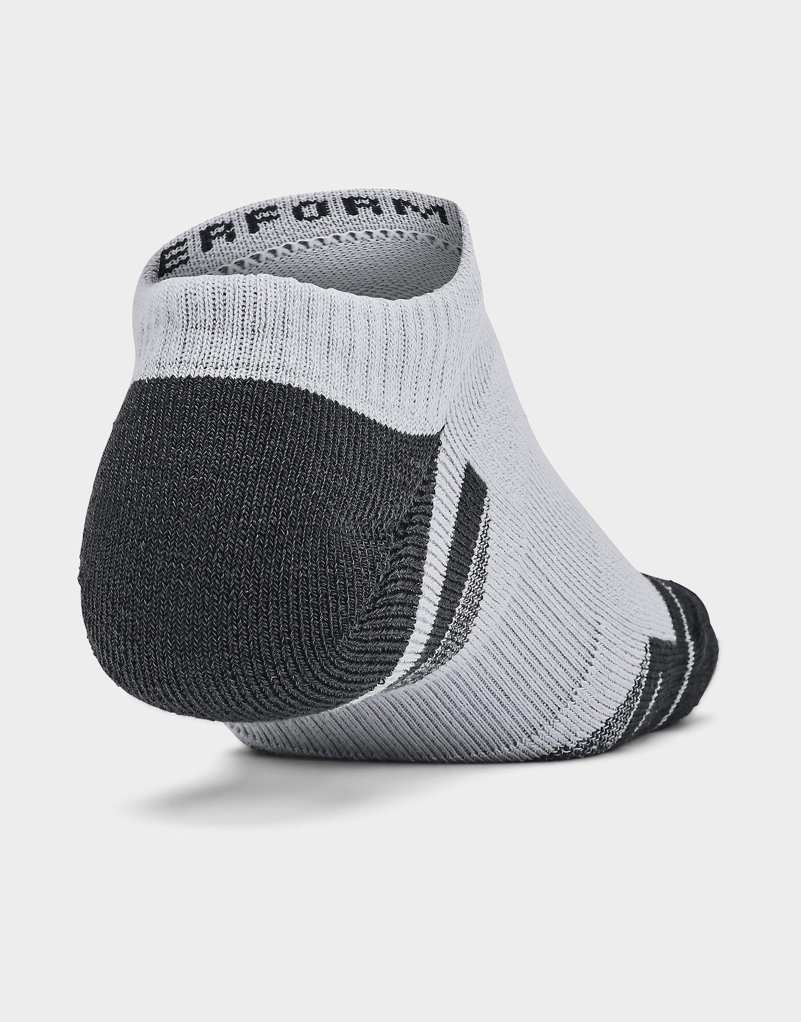 Under Armour Chaussettes invisibles Performance Tech unisexes (lot de 6 paires)