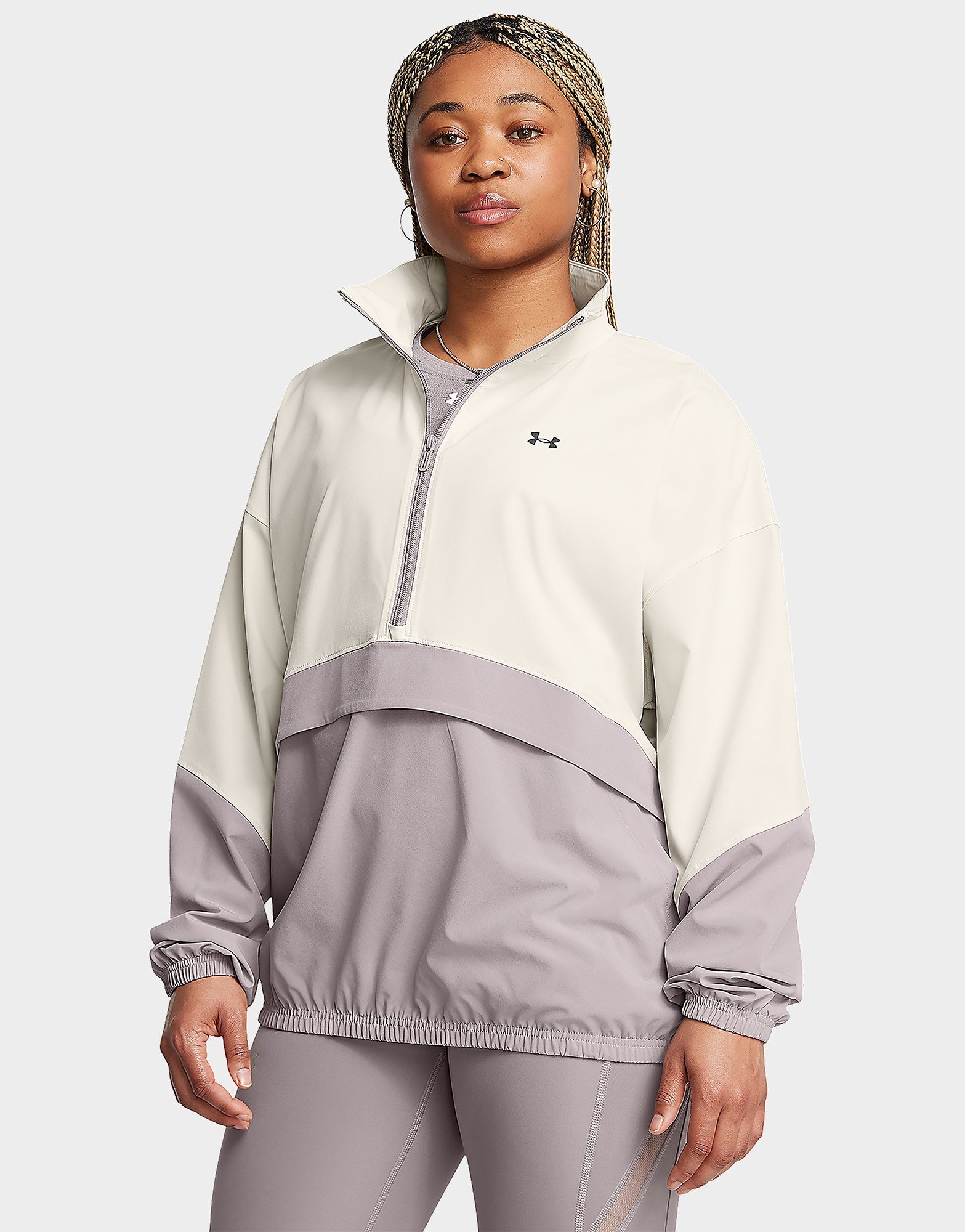 White Under Armour Warmup Tops Armoursport Anorak | JD Sports UK