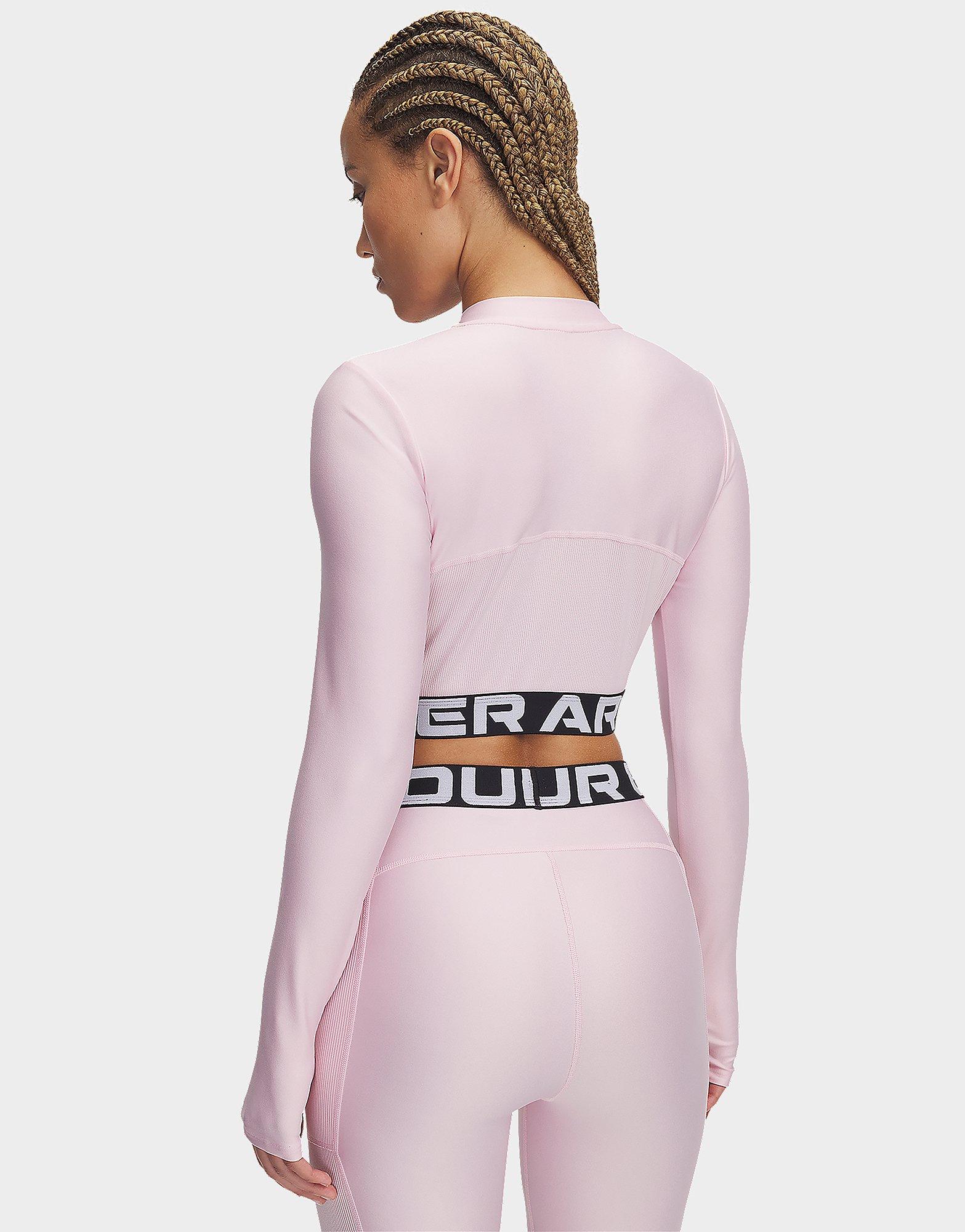 Under Armour Haut ¼ zip à manches longues côtelé HeatGear